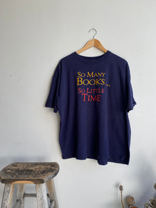 1990s "So Many Books, So Little Time" T-Shirt (Boxy L)