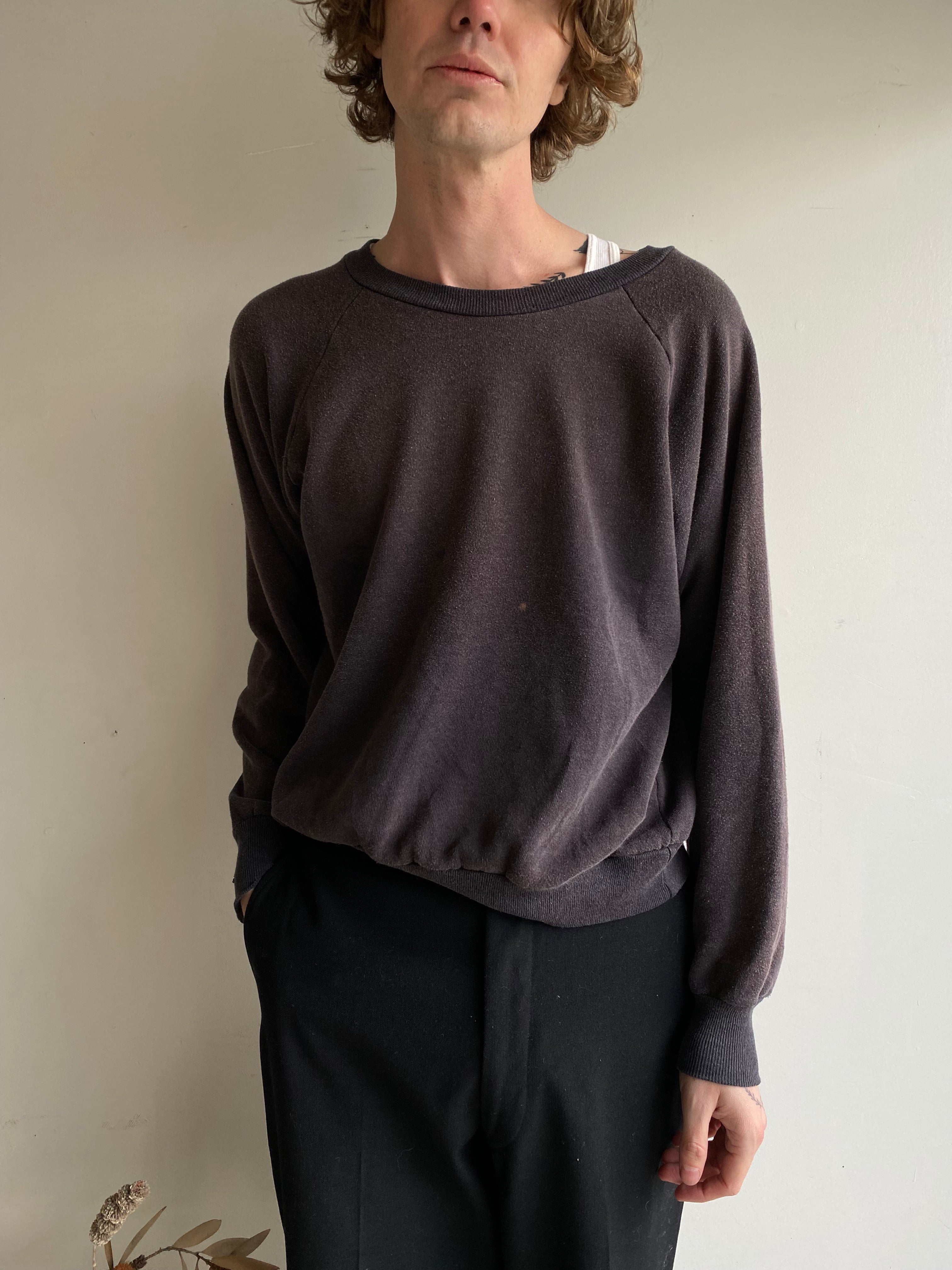 1970s Faded HealthKnit Sweatshirt (Boxy M)