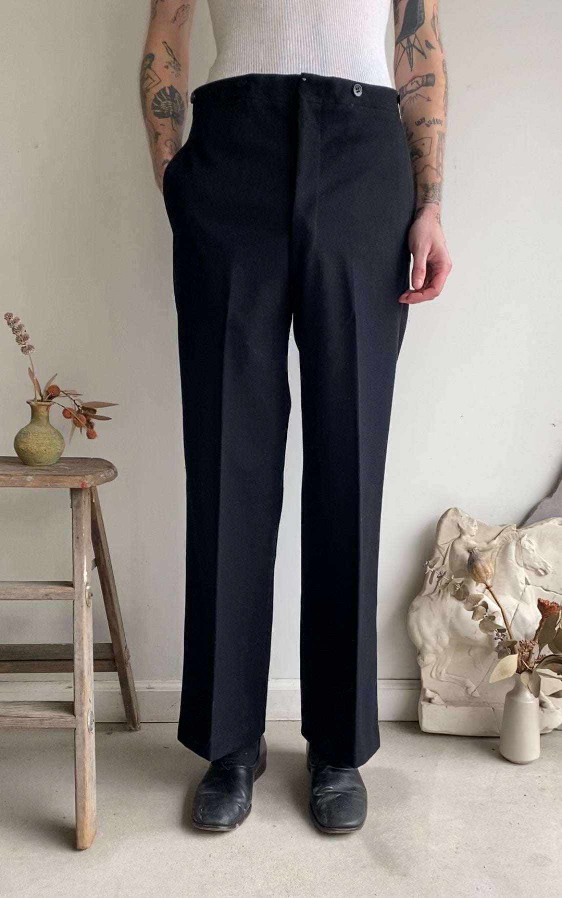 1960s Tuxedo Trousers (31 x 31)