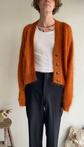 1980s Jeanne Pierre Mohair Cardigan (Boxy M)