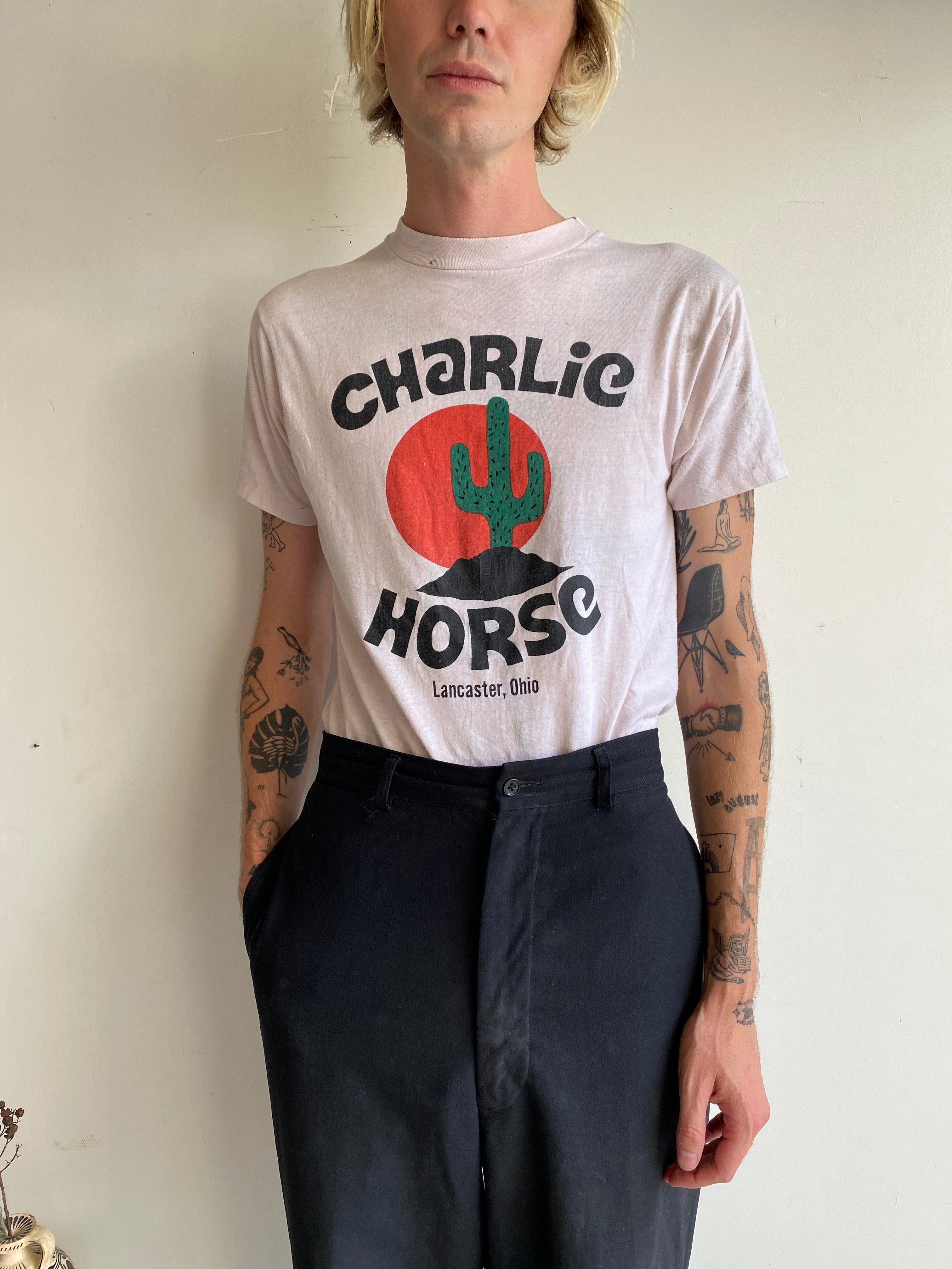 1980s Charlie Horse T-Shirt (S/M)