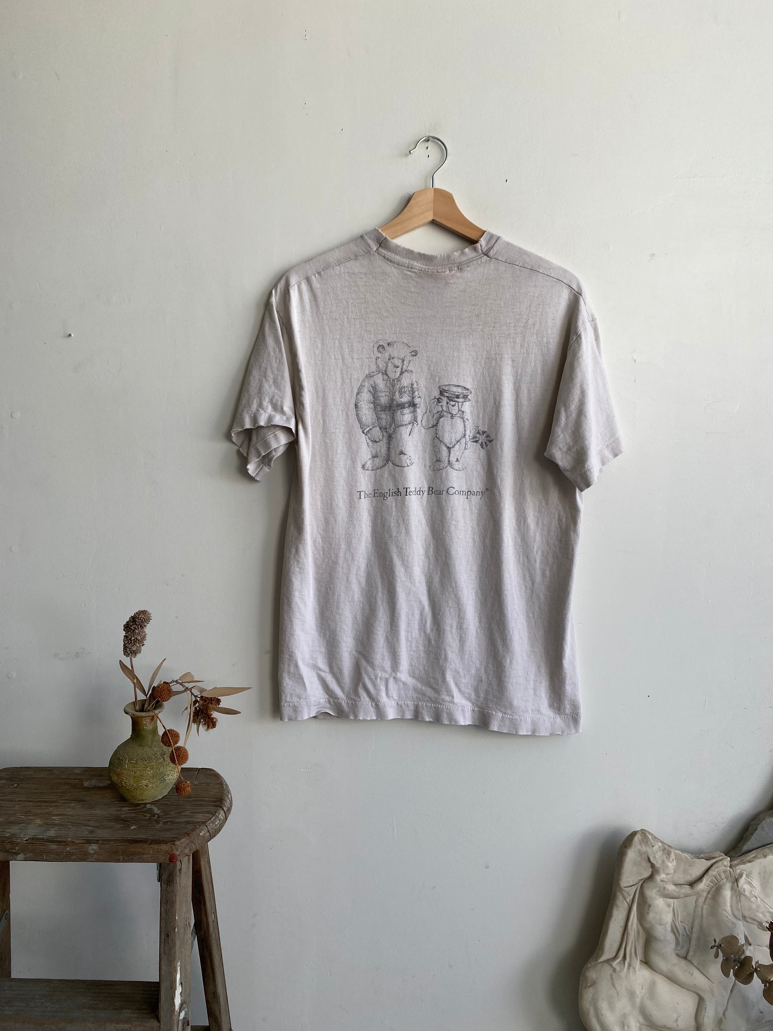 1980s Faded English Teddy Bear Tee (M)
