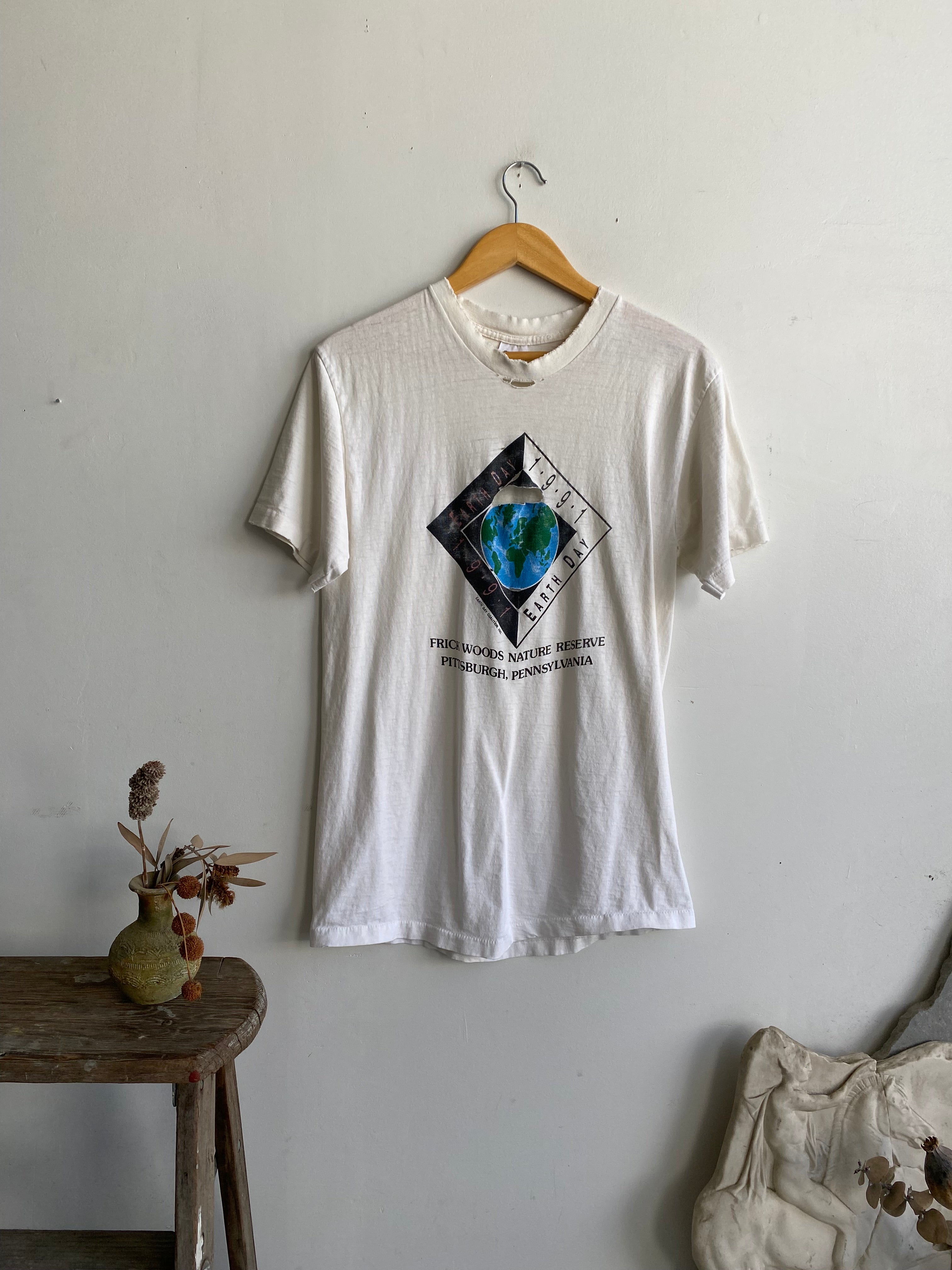 1991 Well-Worn Earth Day T-Shirt (M/L)