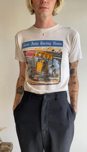 1980s Thrashed Auto Racing Tee (M)