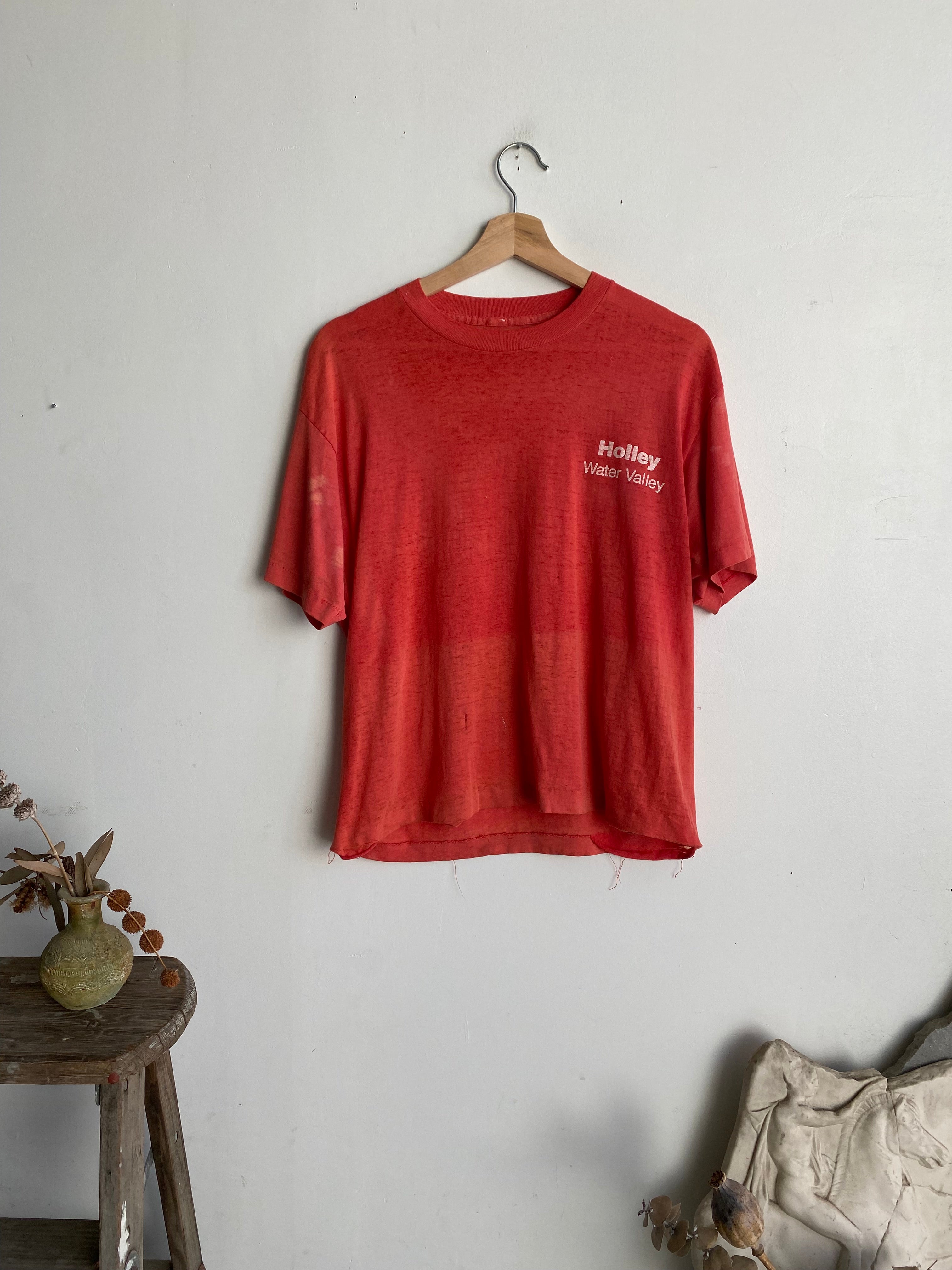 1980s Well-Worn Holley Water Valley Tee (Boxy M)
