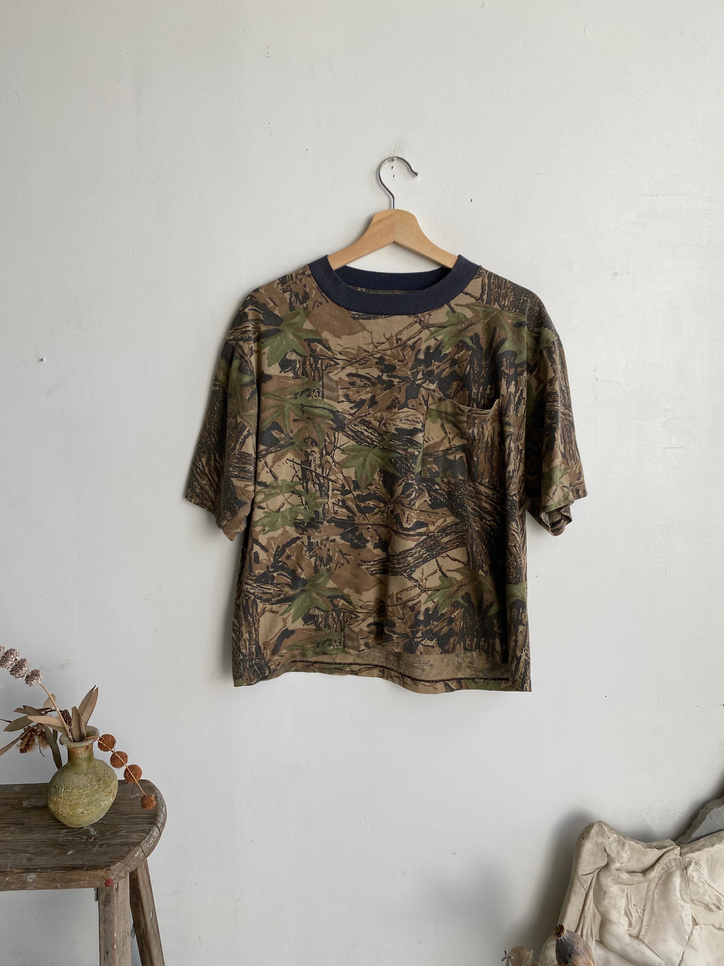 1980s Real Tree Camo Tee (Boxy/Cropped  L)
