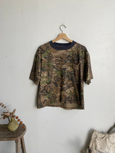 1980s Real Tree Camo Tee (Boxy/Cropped  L)