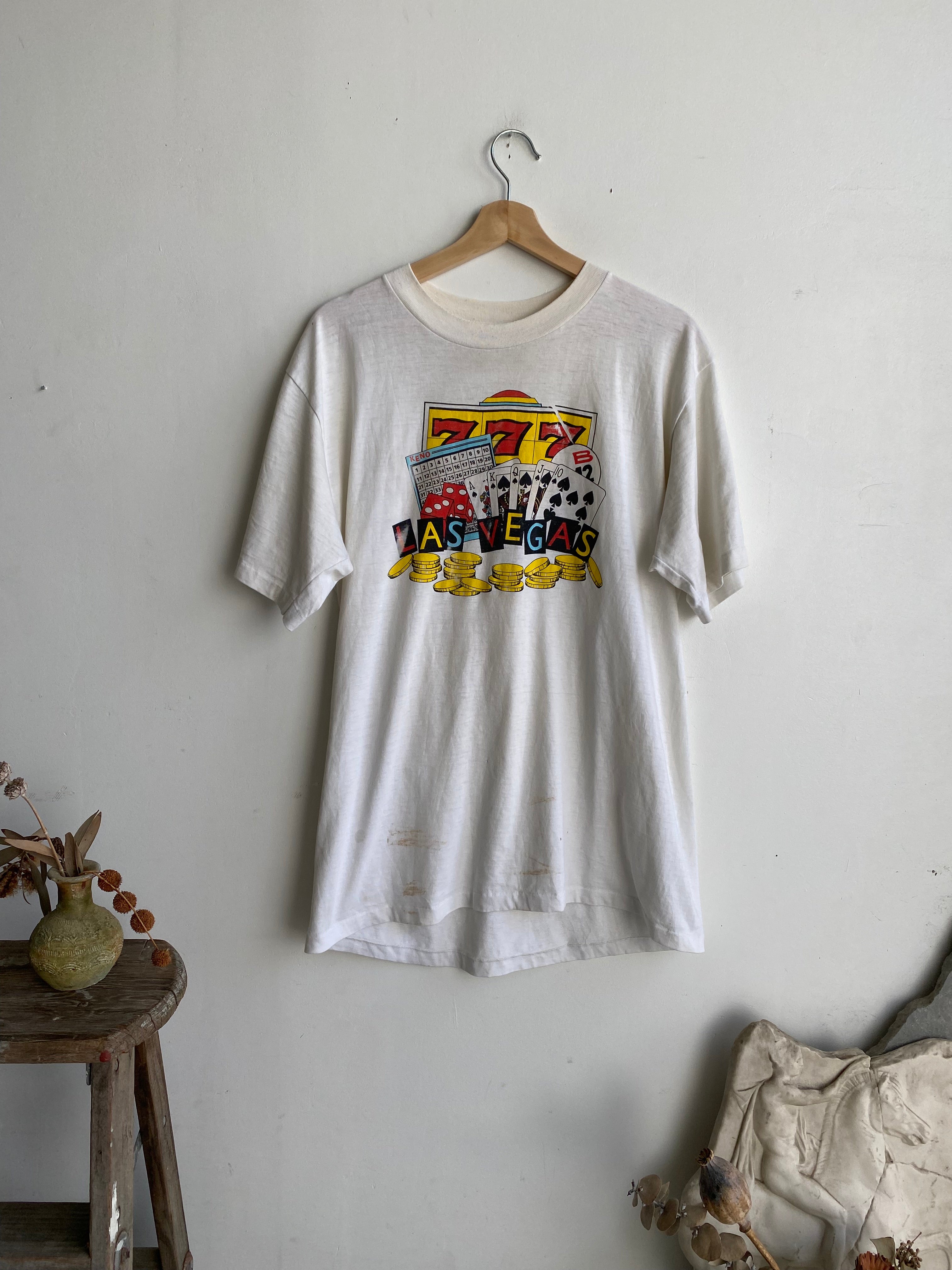 1990s Faded Las Vegas T-Shirt (L/XL)