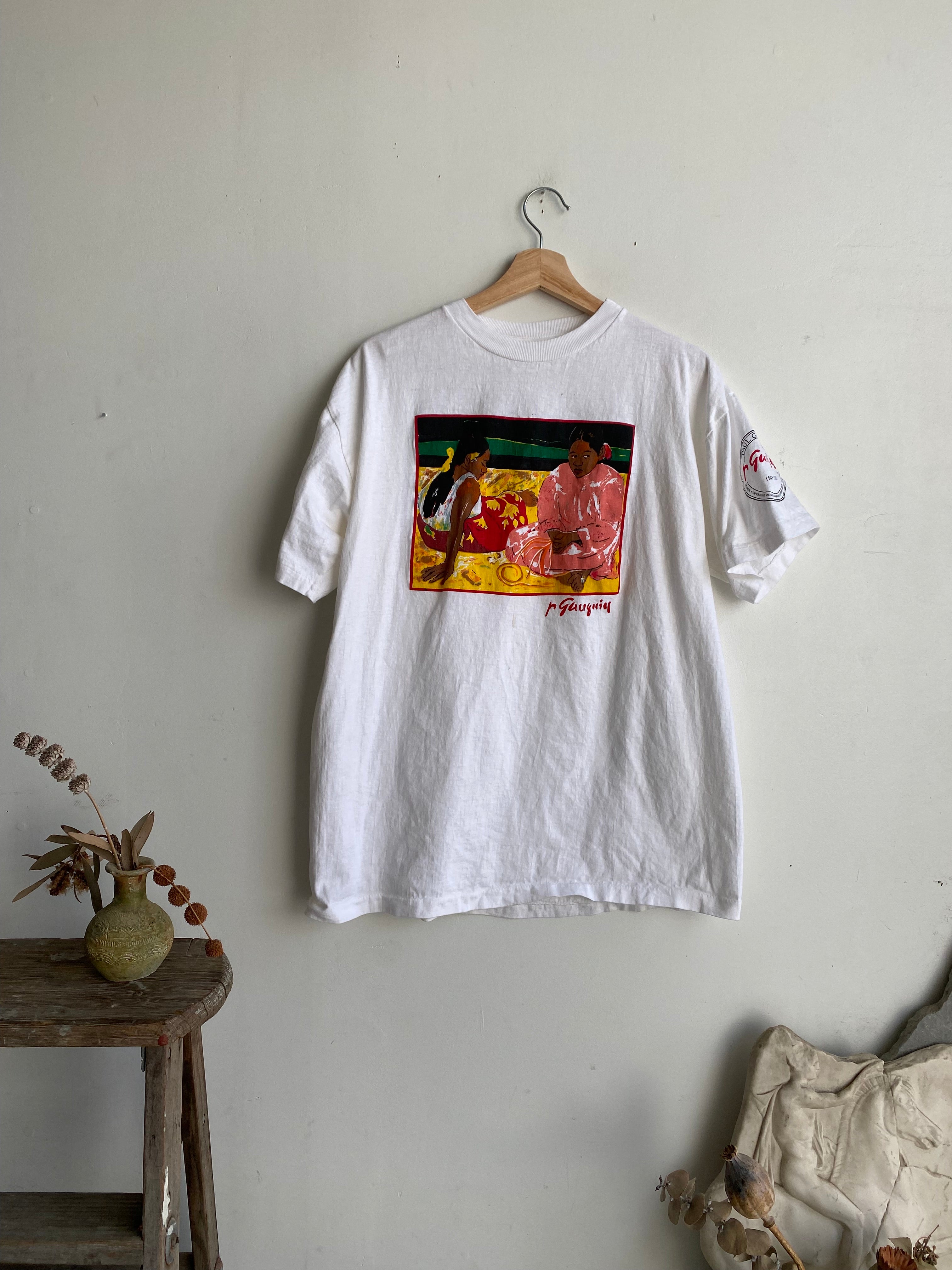 1980s Gauguin Sitting Ladies Tee (L)