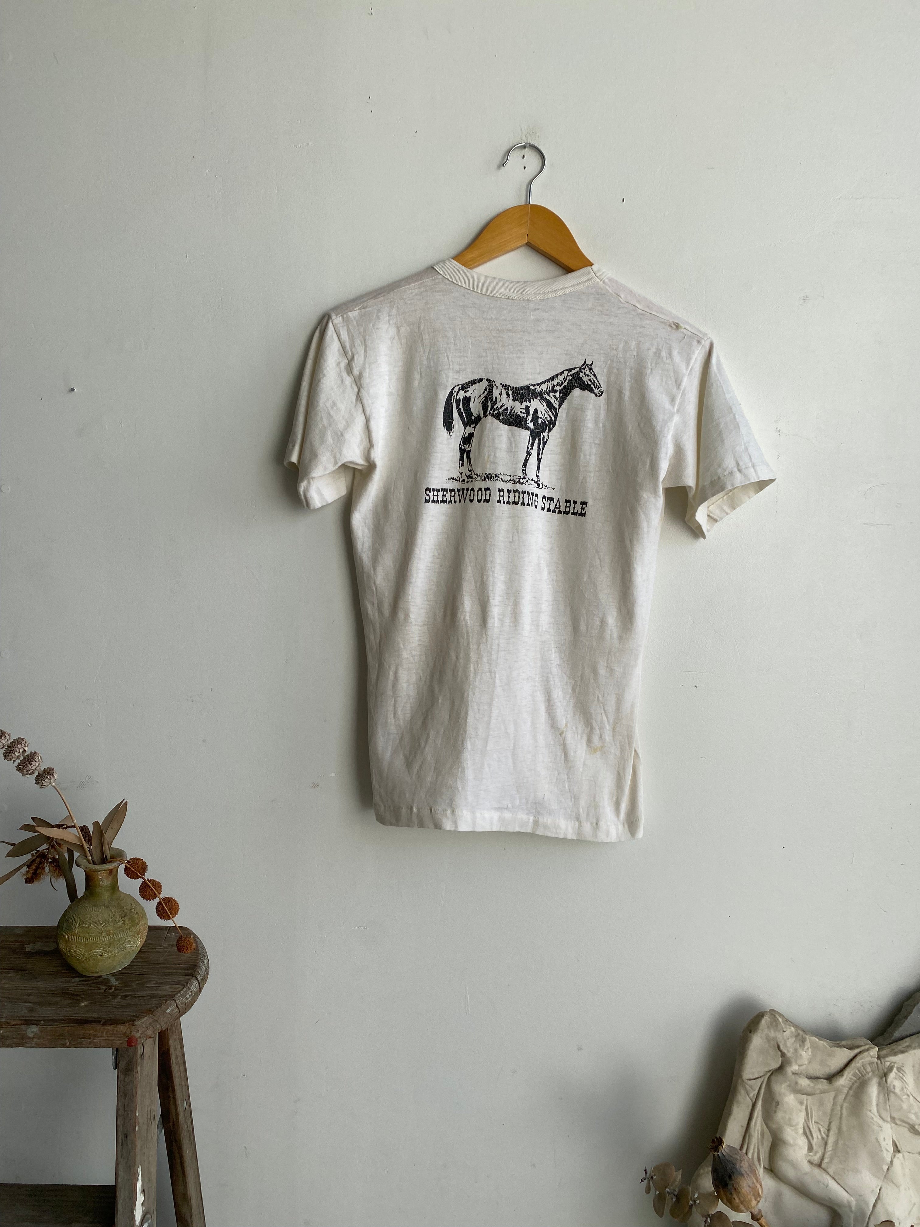 1980s Sherwood Riding Stable Tee (S)
