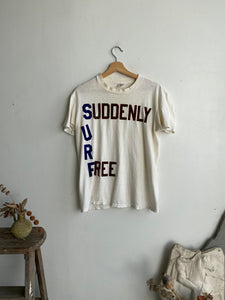 1970s Suddenly Free SURF T-Shirt (M)