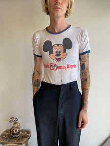 1970s Thrashed Mickey Mouse Ringer (S)