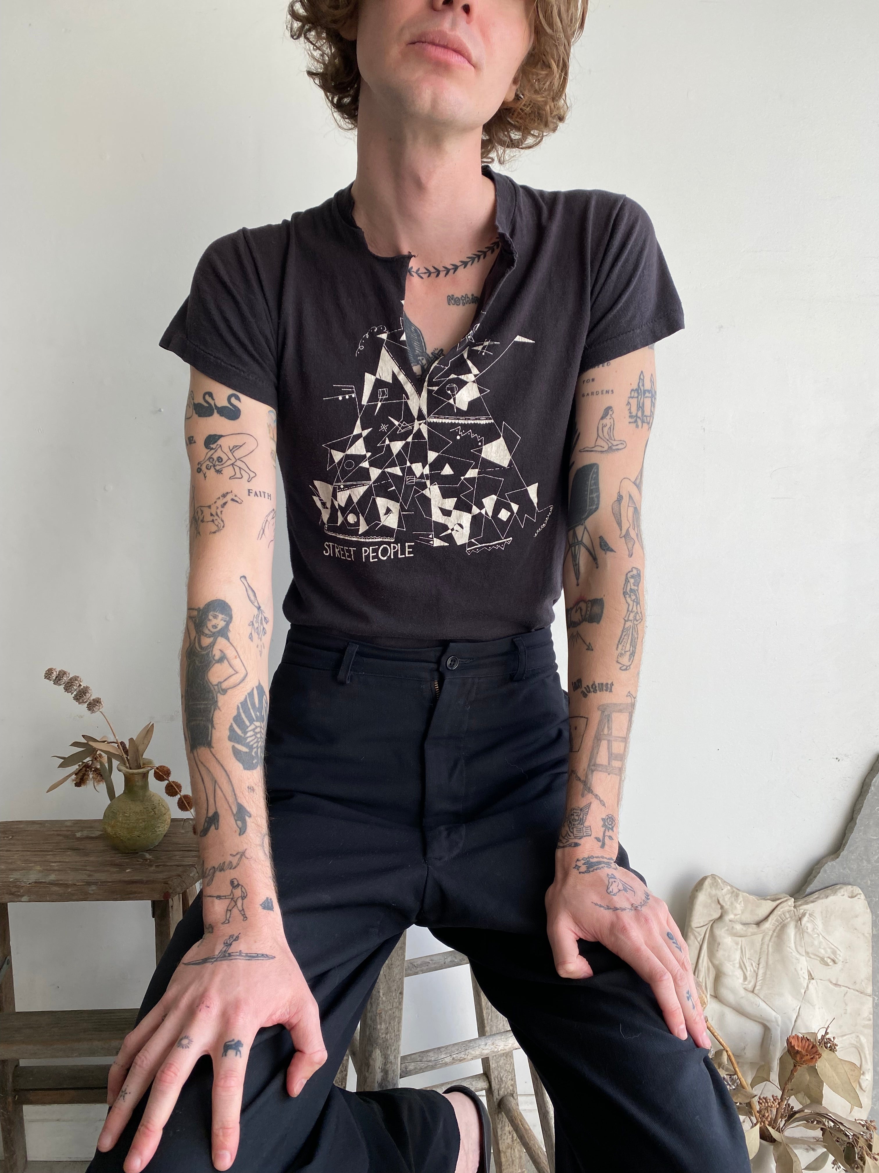1970s Thrashed Street People Tee (S)