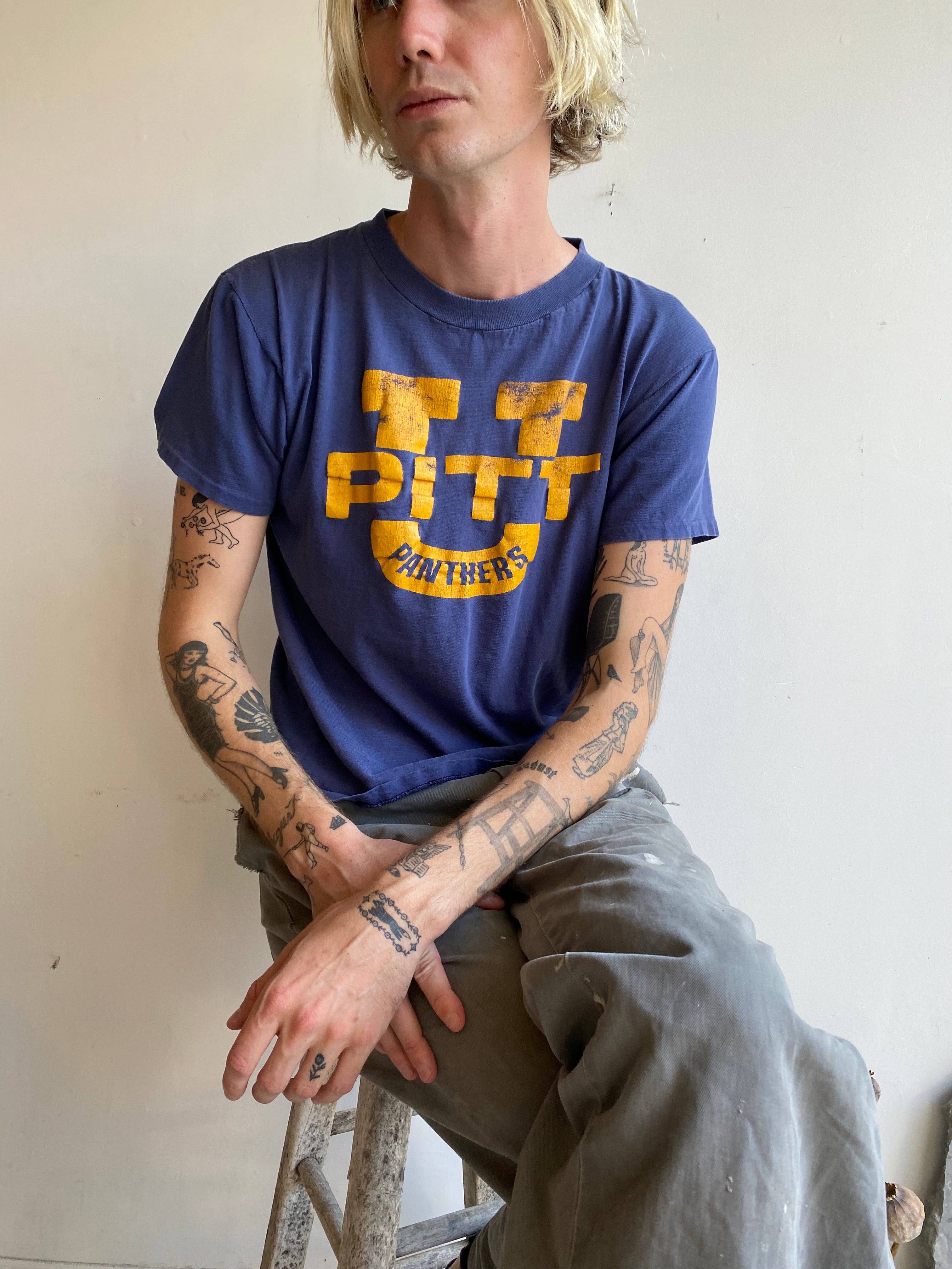 1980s Pitt Panthers T-Shirt (boxy M)