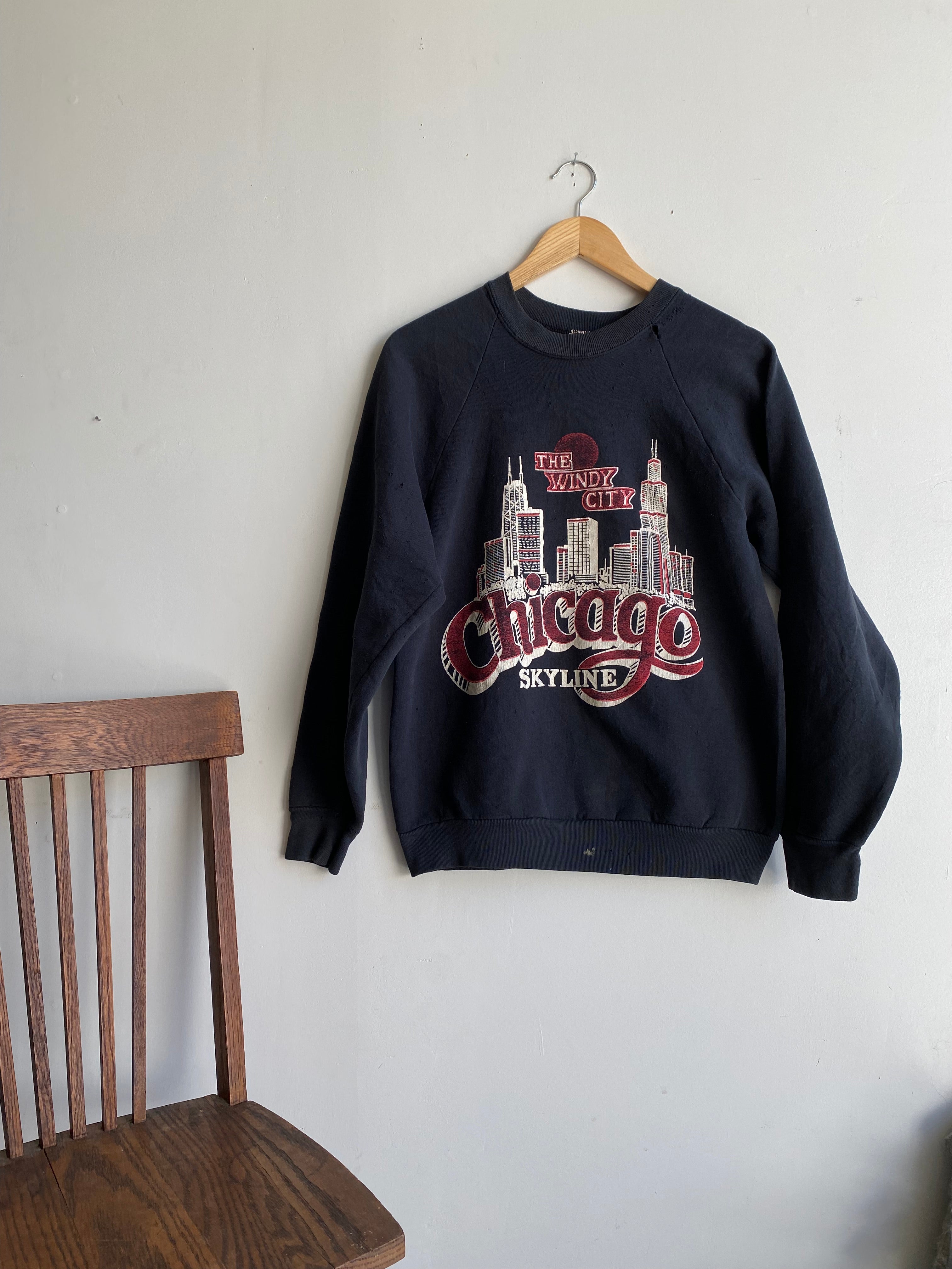 1990s Chicago Skyline Sweatshirt (M)
