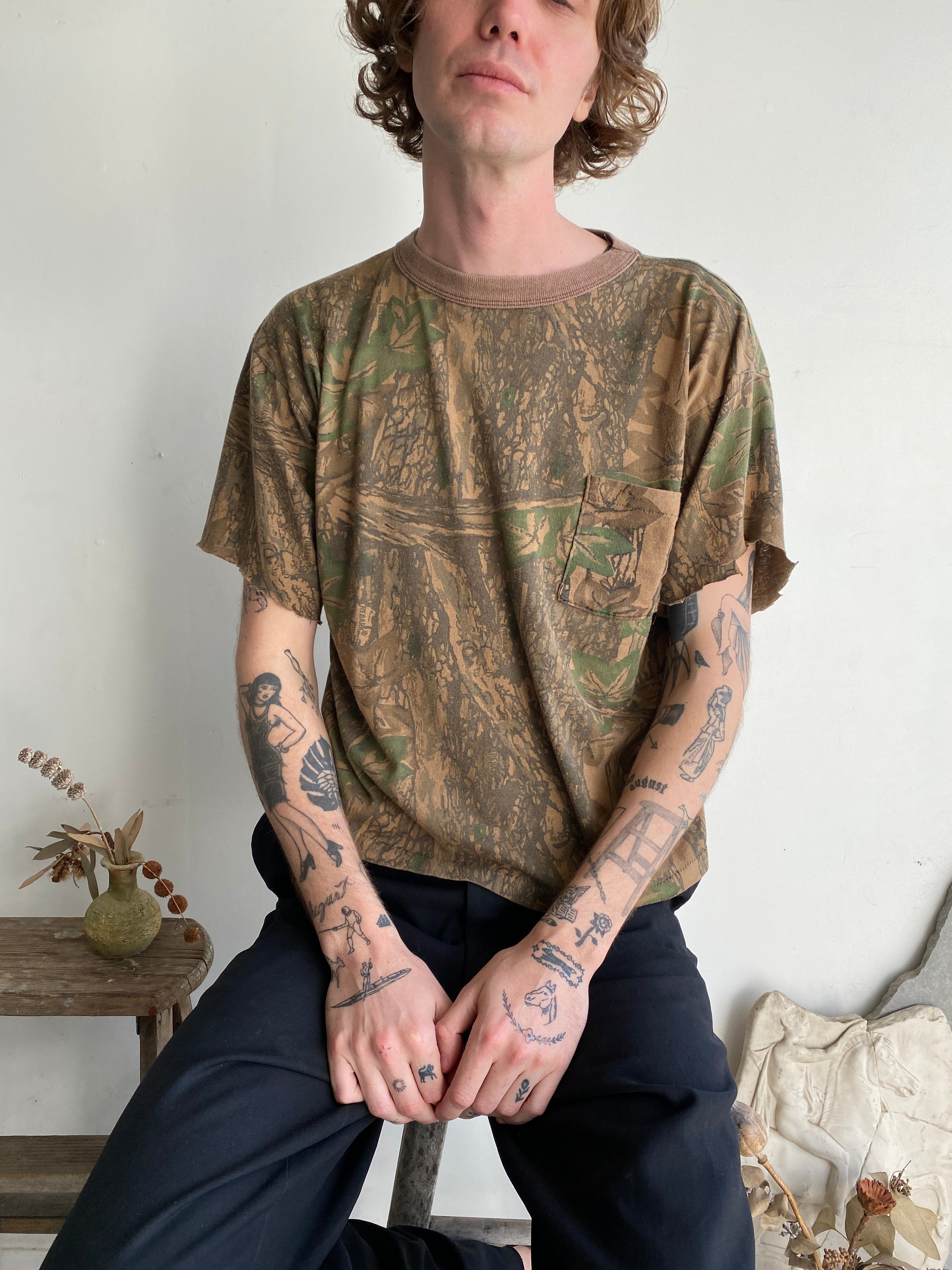 1980s Ace Camo T-Shirt (Boxy M/L)