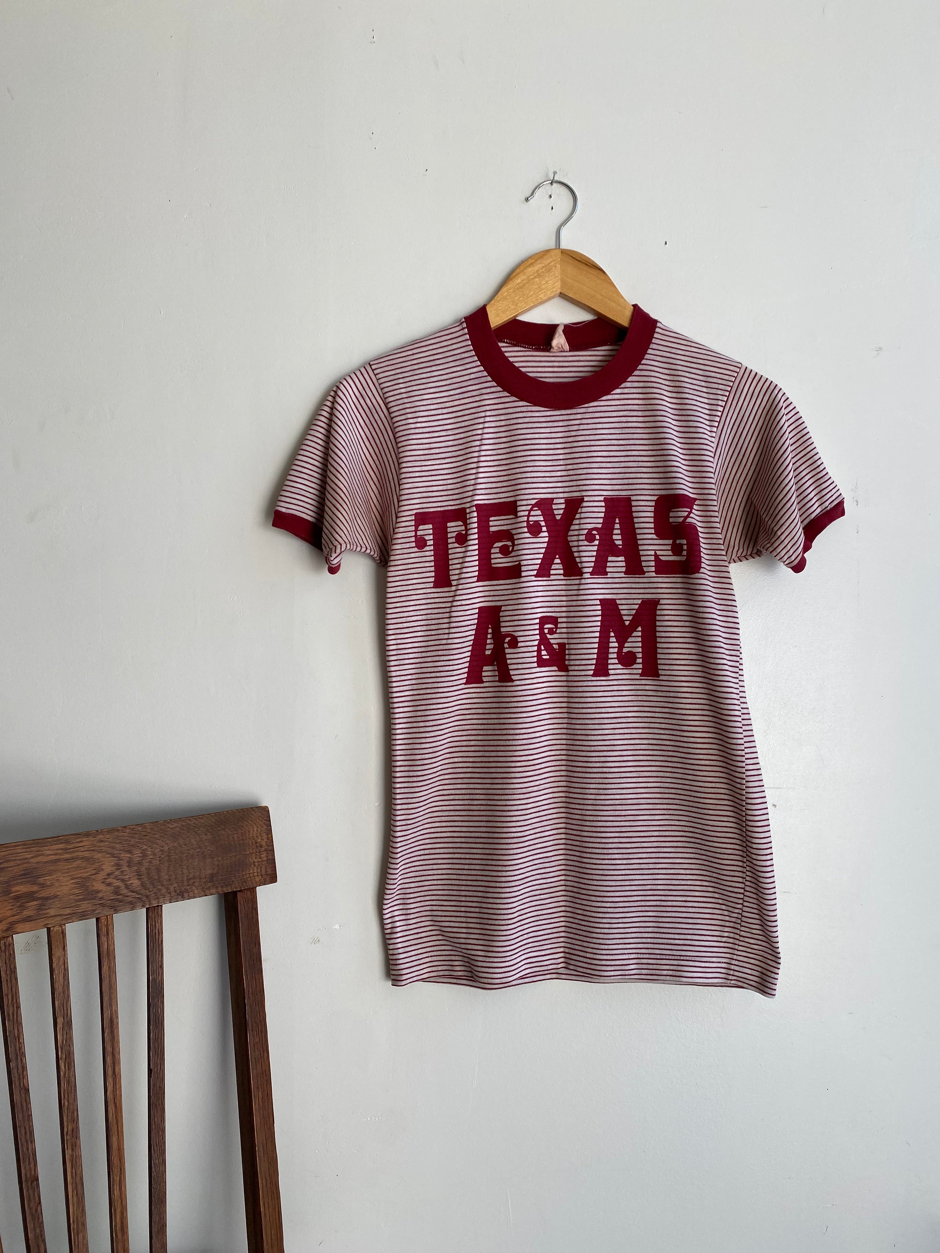 1970s Texas A&M Striped Ringer (XS/S)