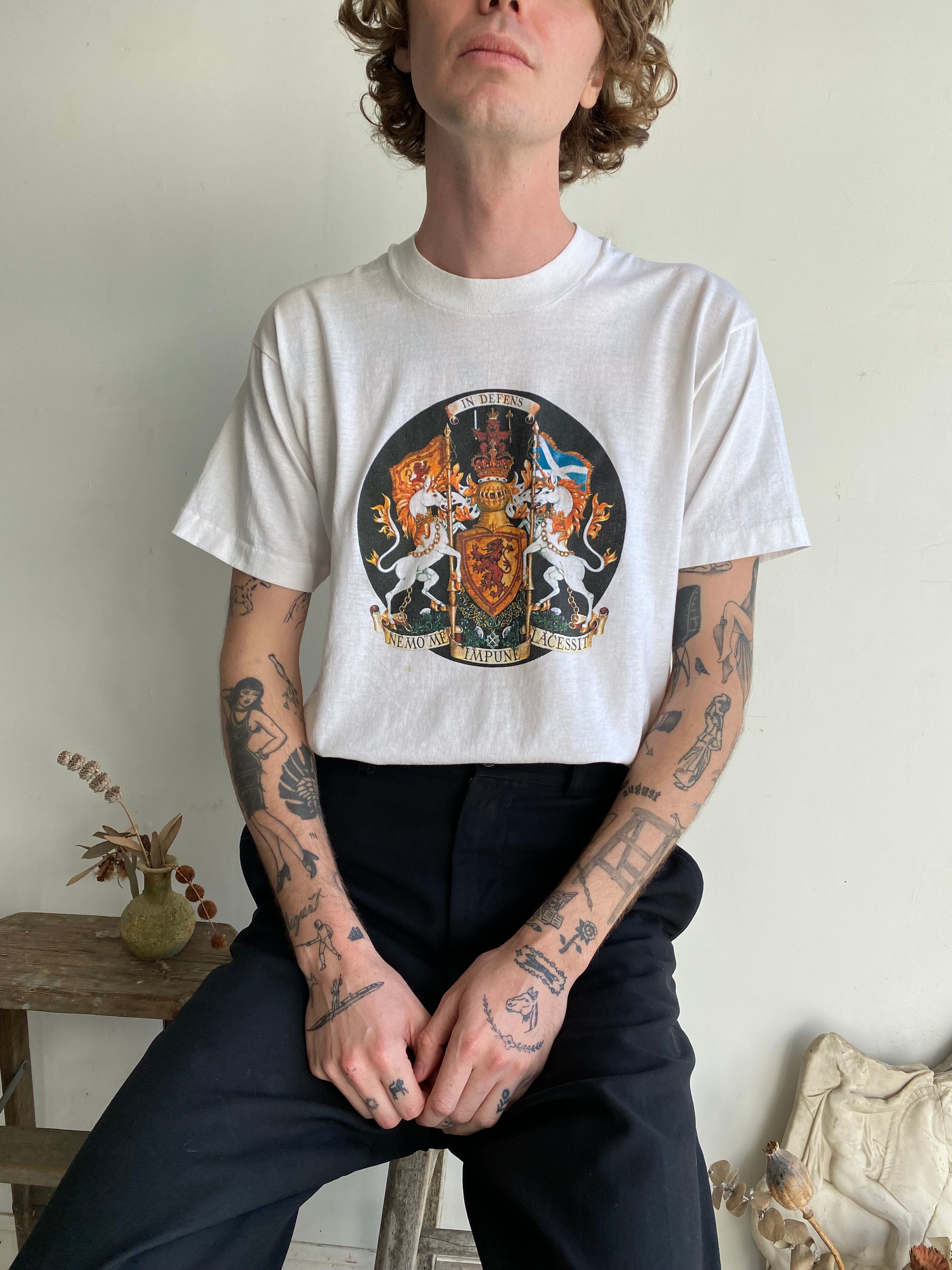 1980s Scottish Clan Crest T-Shirt (M)