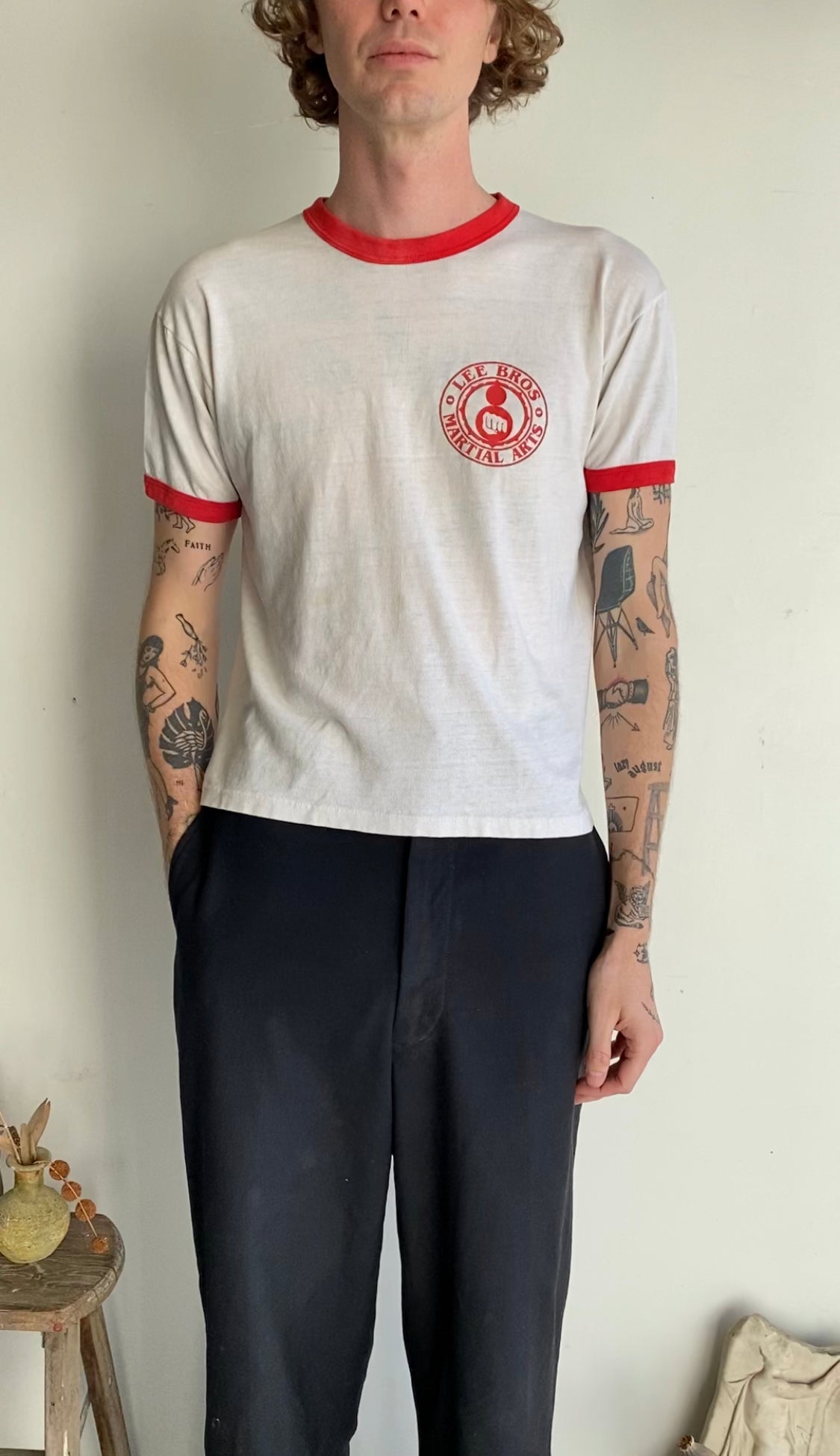 1980s Lee Bros. Martial Arts Tee (Boxy M)