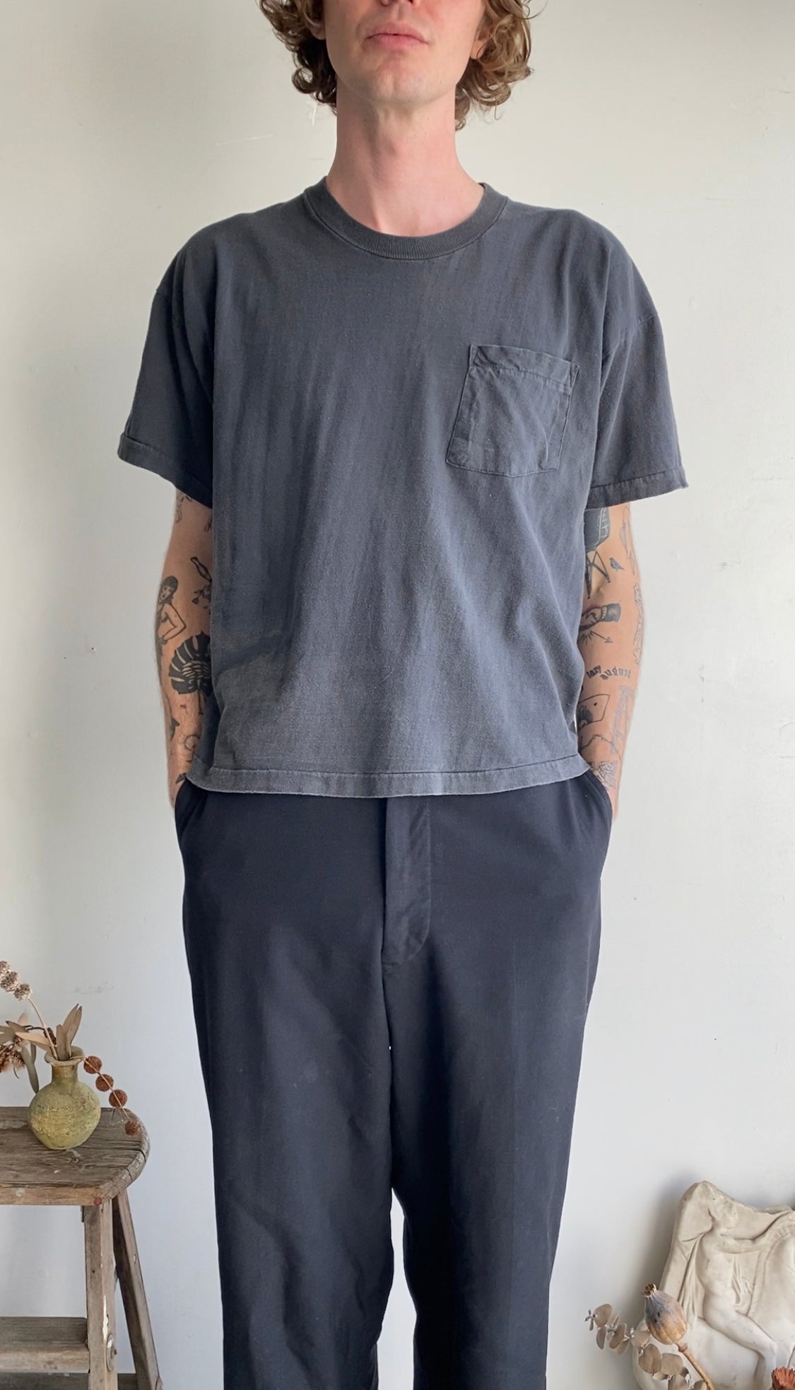 1980s Faded Headliners Pocket Blank (Boxy XL)