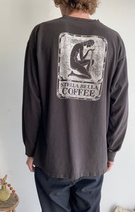 1990s Stella Bella Coffee Long Sleeve (XXL)