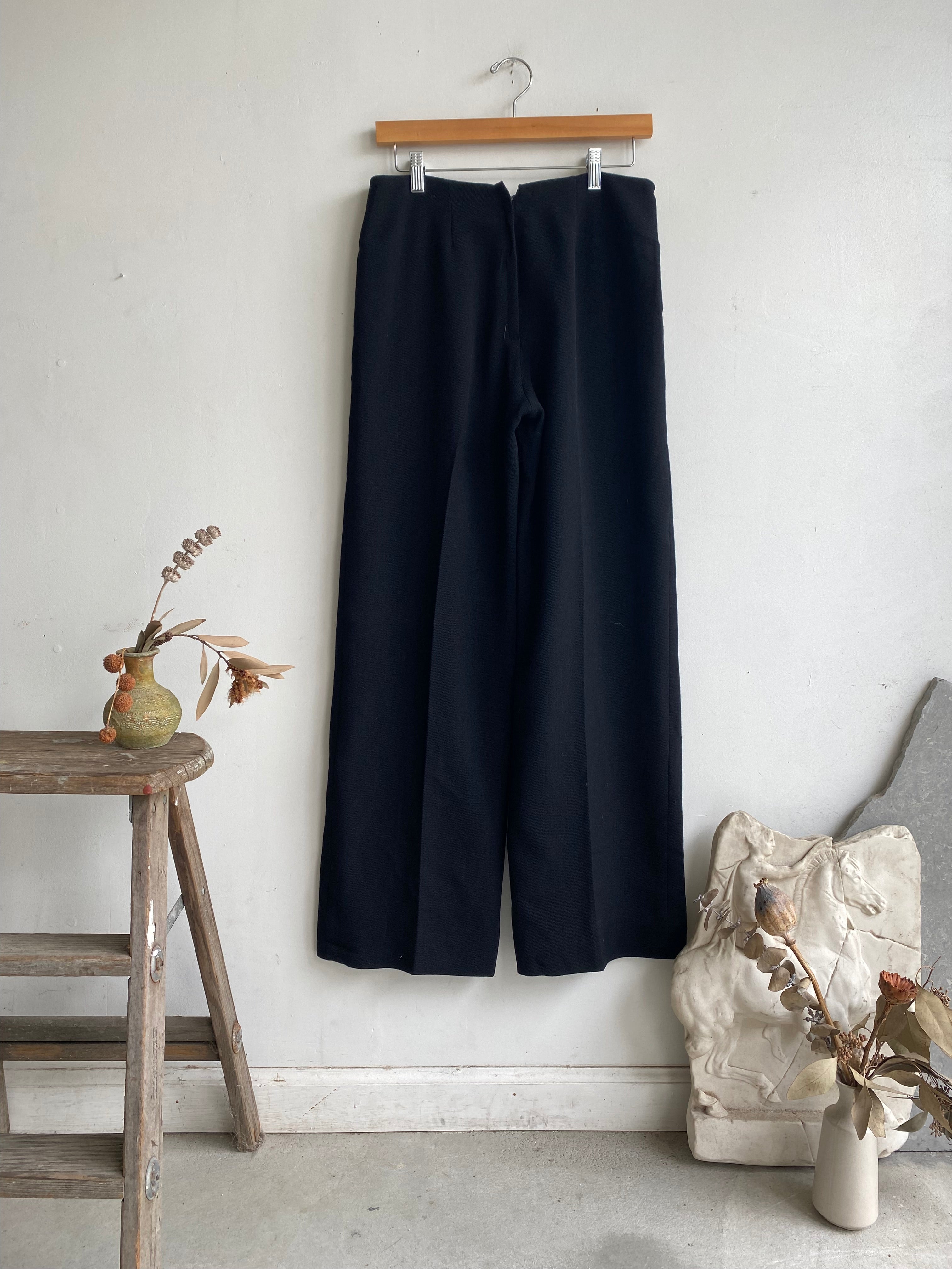 1970s Back-Zip Womens Trousers (29 x 30)