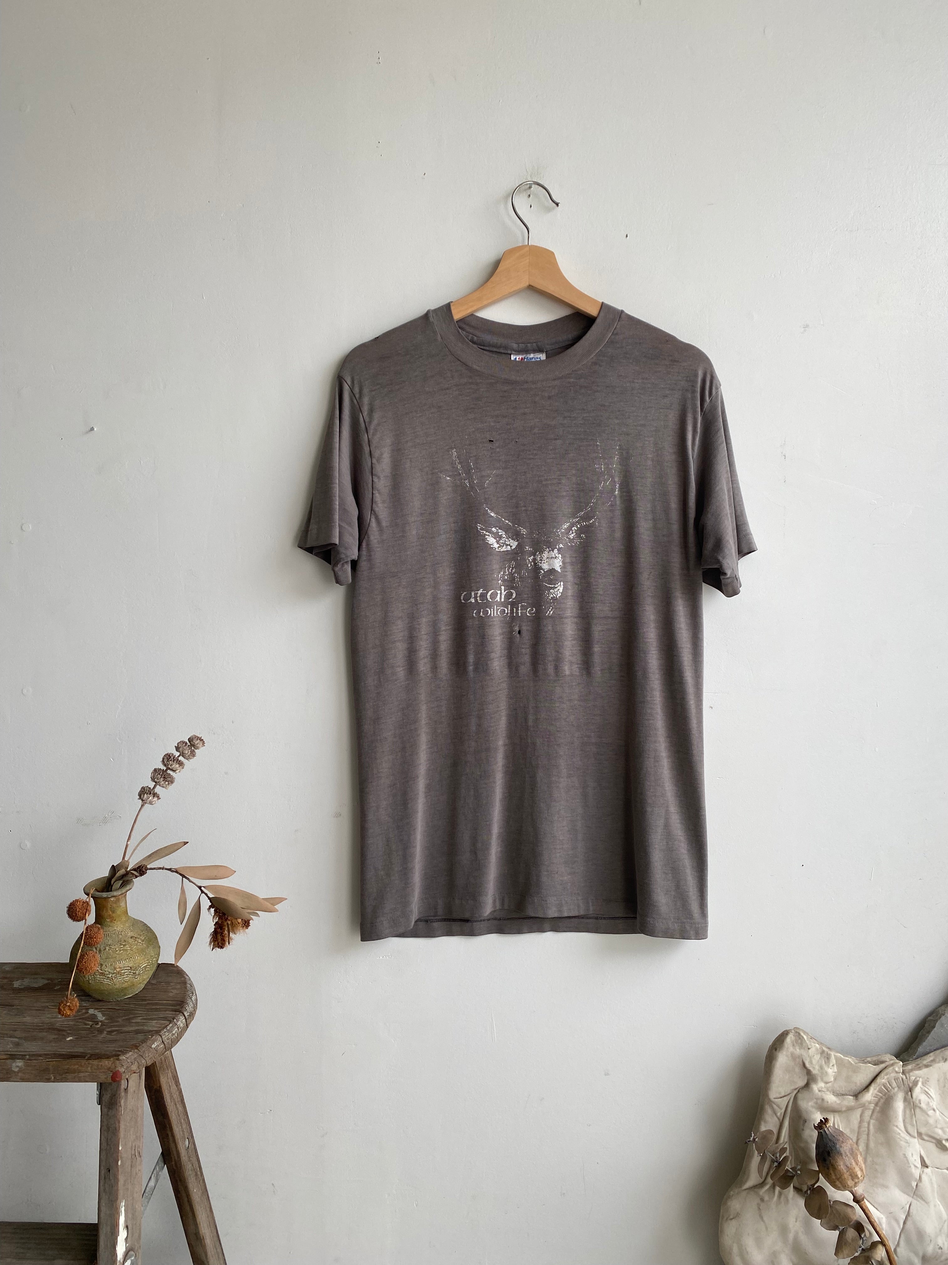 1980s Well-Worn Utah Wildlife T-Shirt (M)