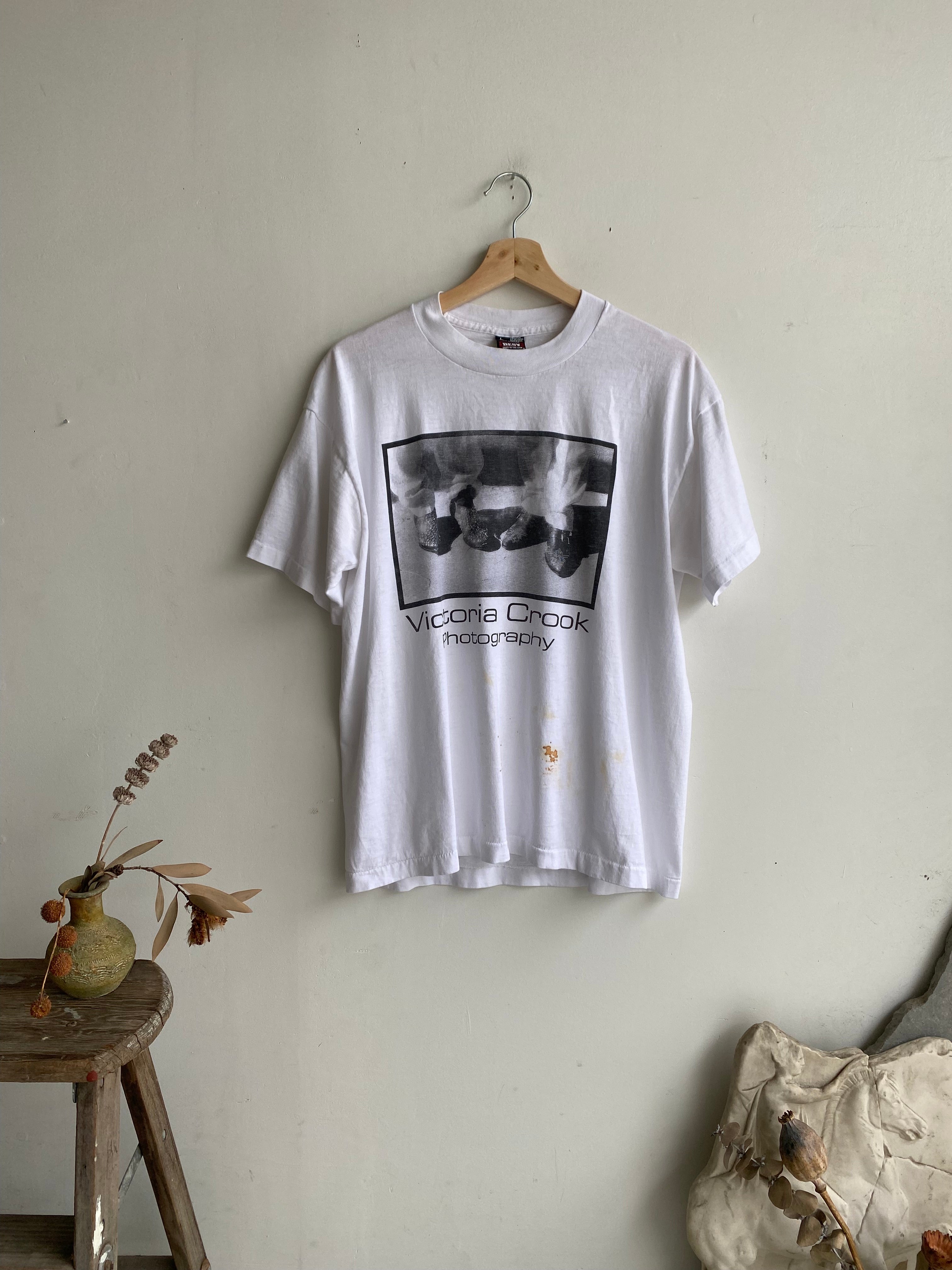 1980s Victoria Crook Photo T-Shirt (L)