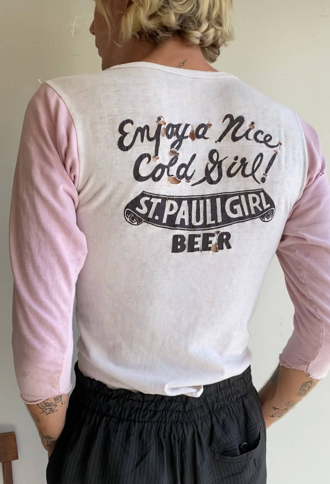 1970s Septembers St Pauli Girl Baseball Tee (XS/S)