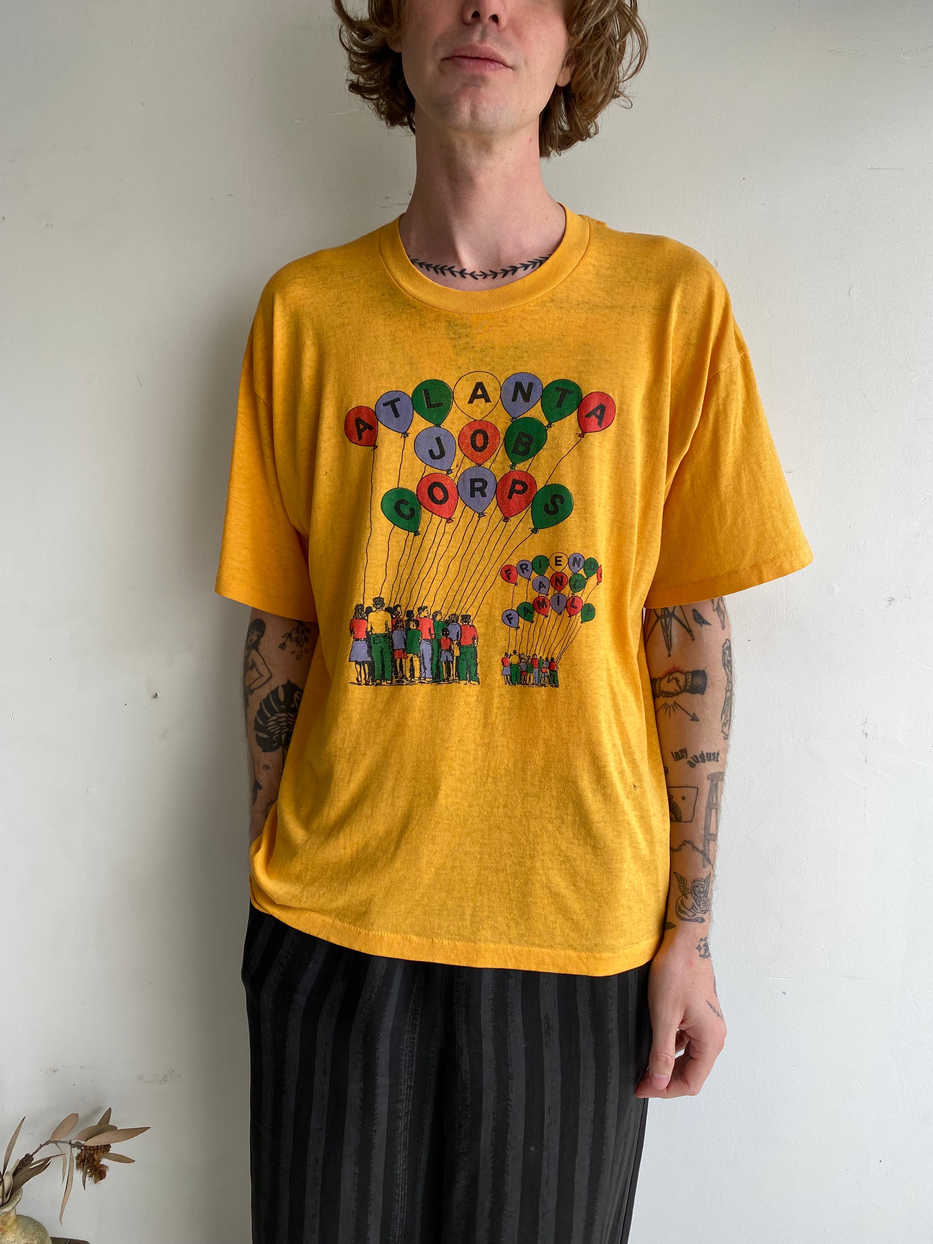 1980s Well-Worn Atalanta Job Corp. Tee (L/XL)