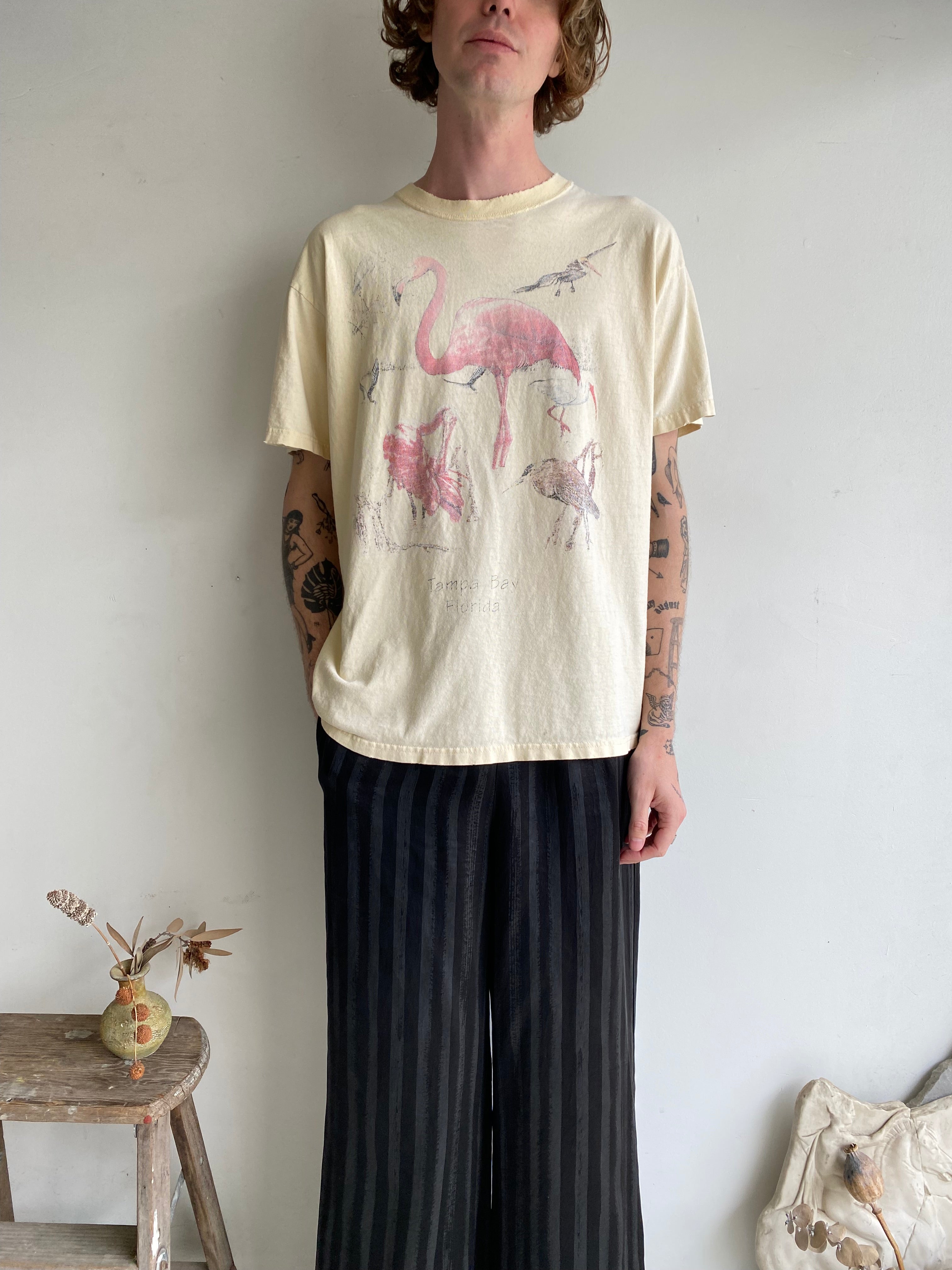 1990s Faded Flamingo Tee (XL)