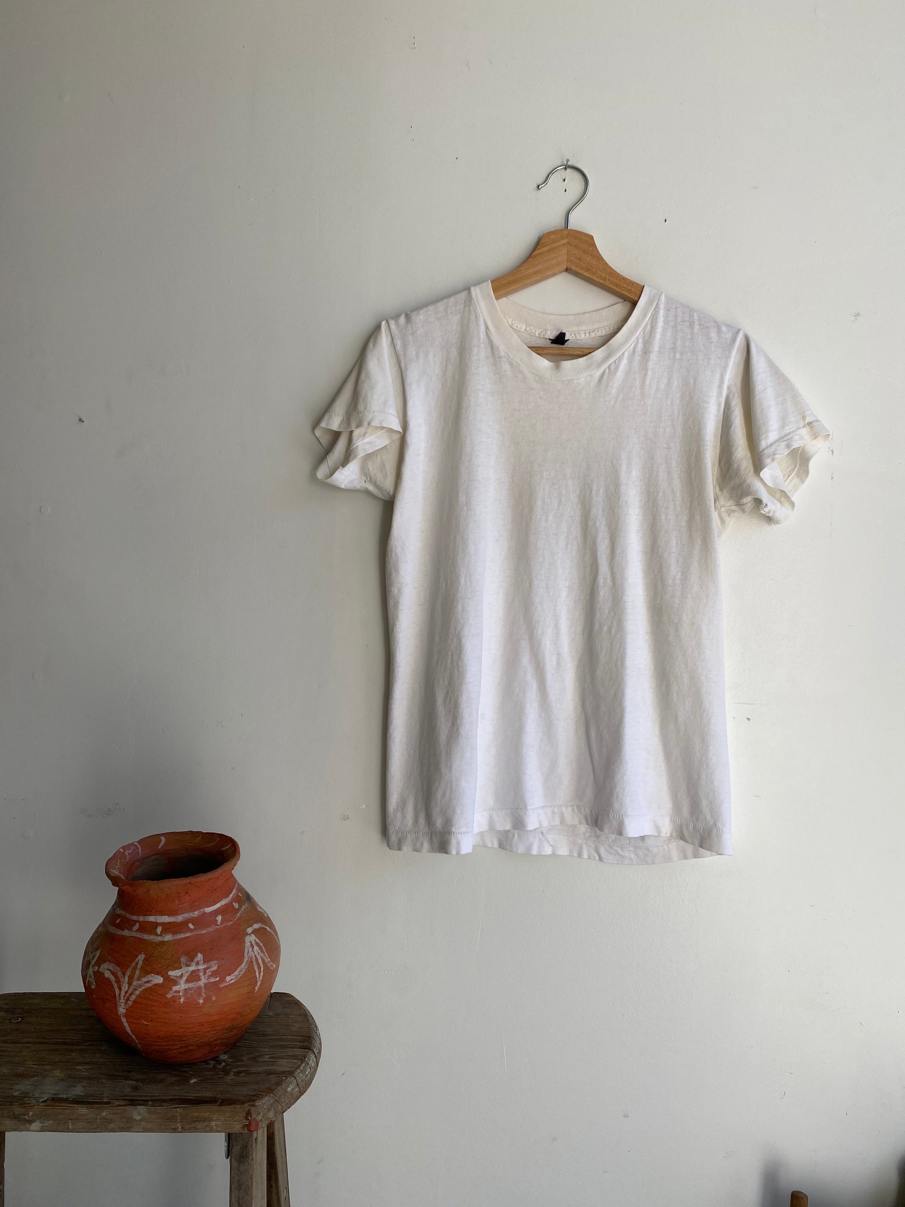 1980s Faded Blank Tee (S/M)