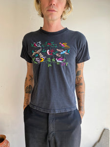 1980s Embroidered Birds T-Shirt (S/M)