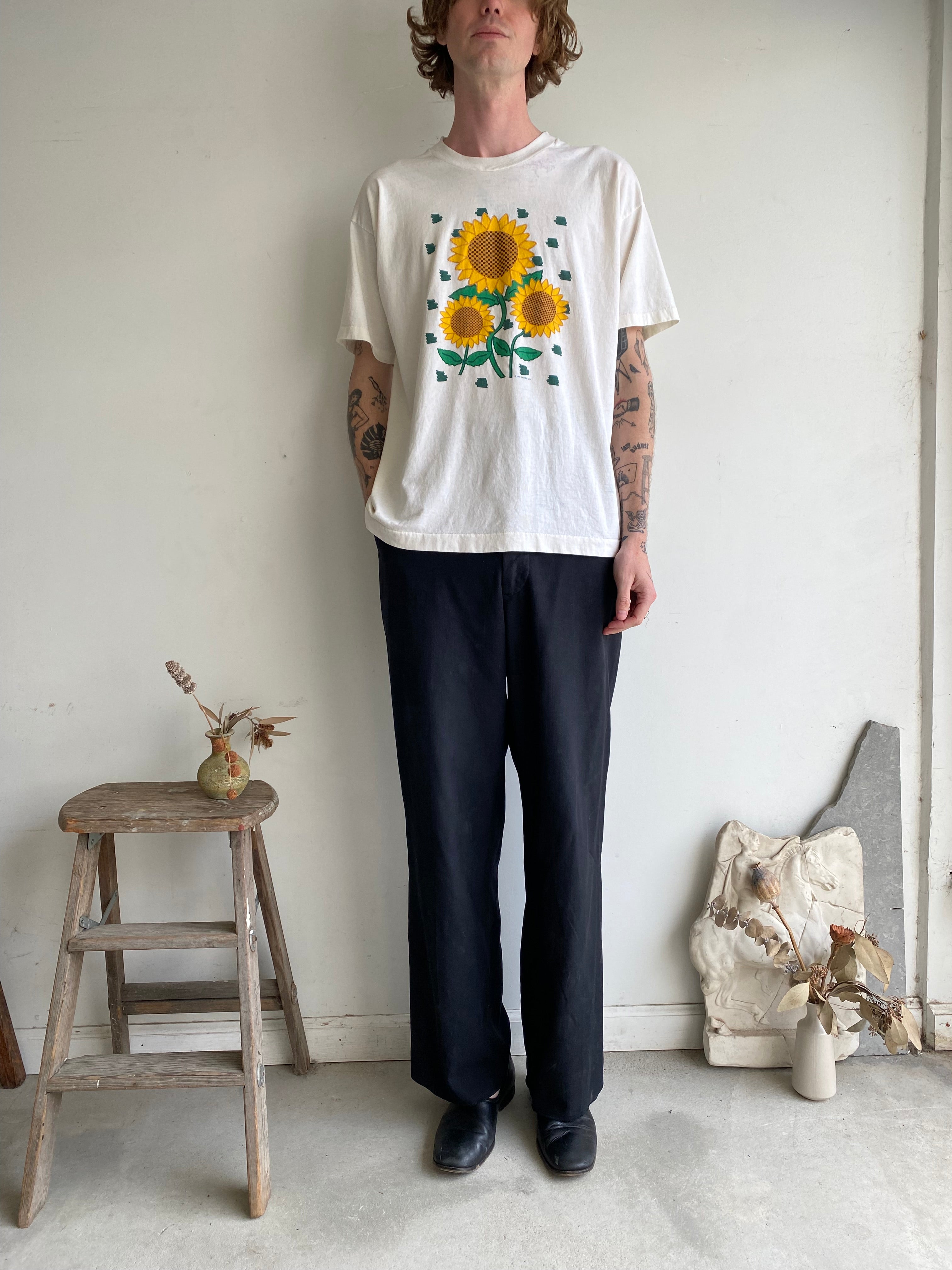 1990s Sunflower T-Shirt (XL)