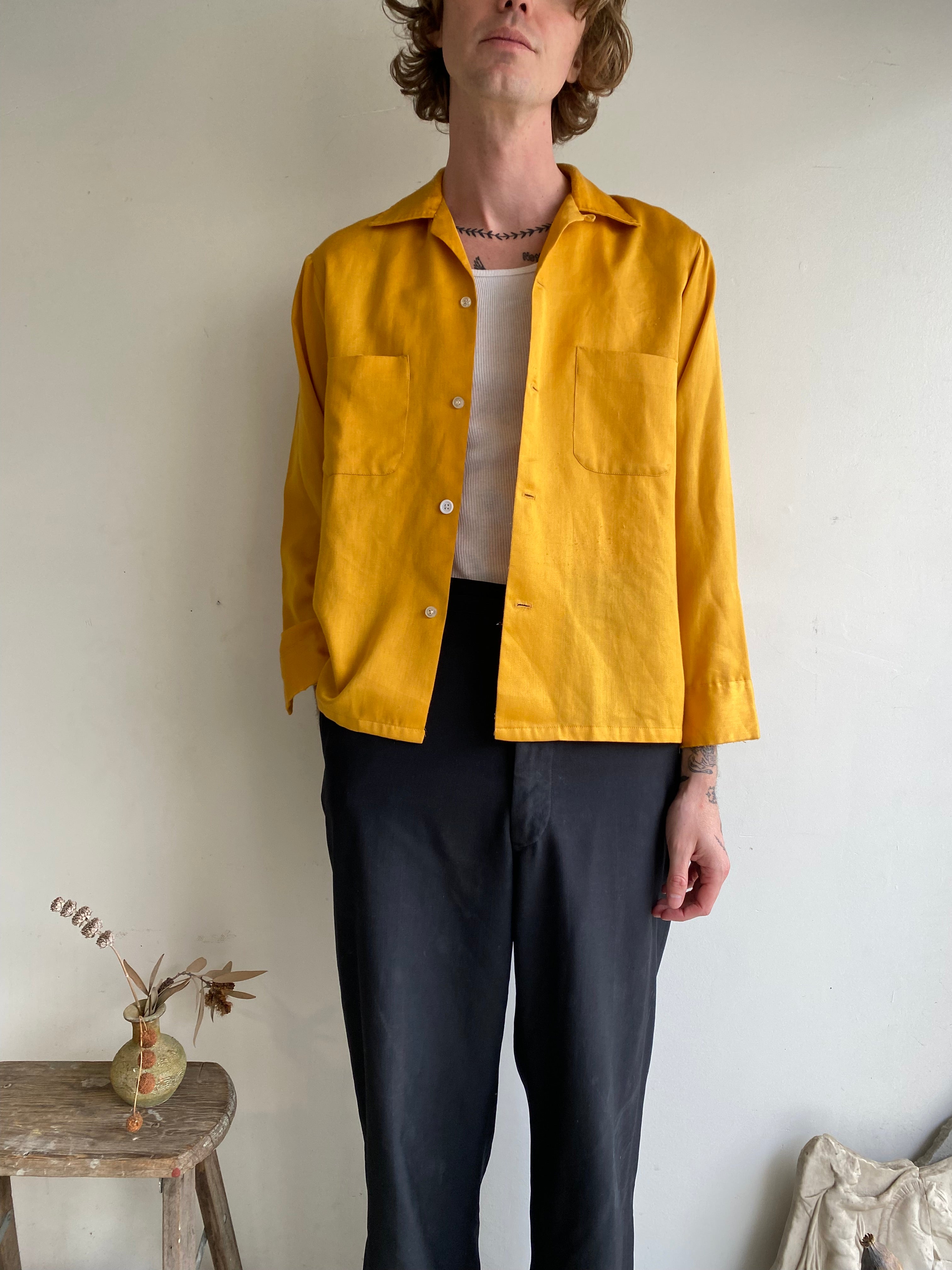 1970s Golden Yellow Shirt (M)