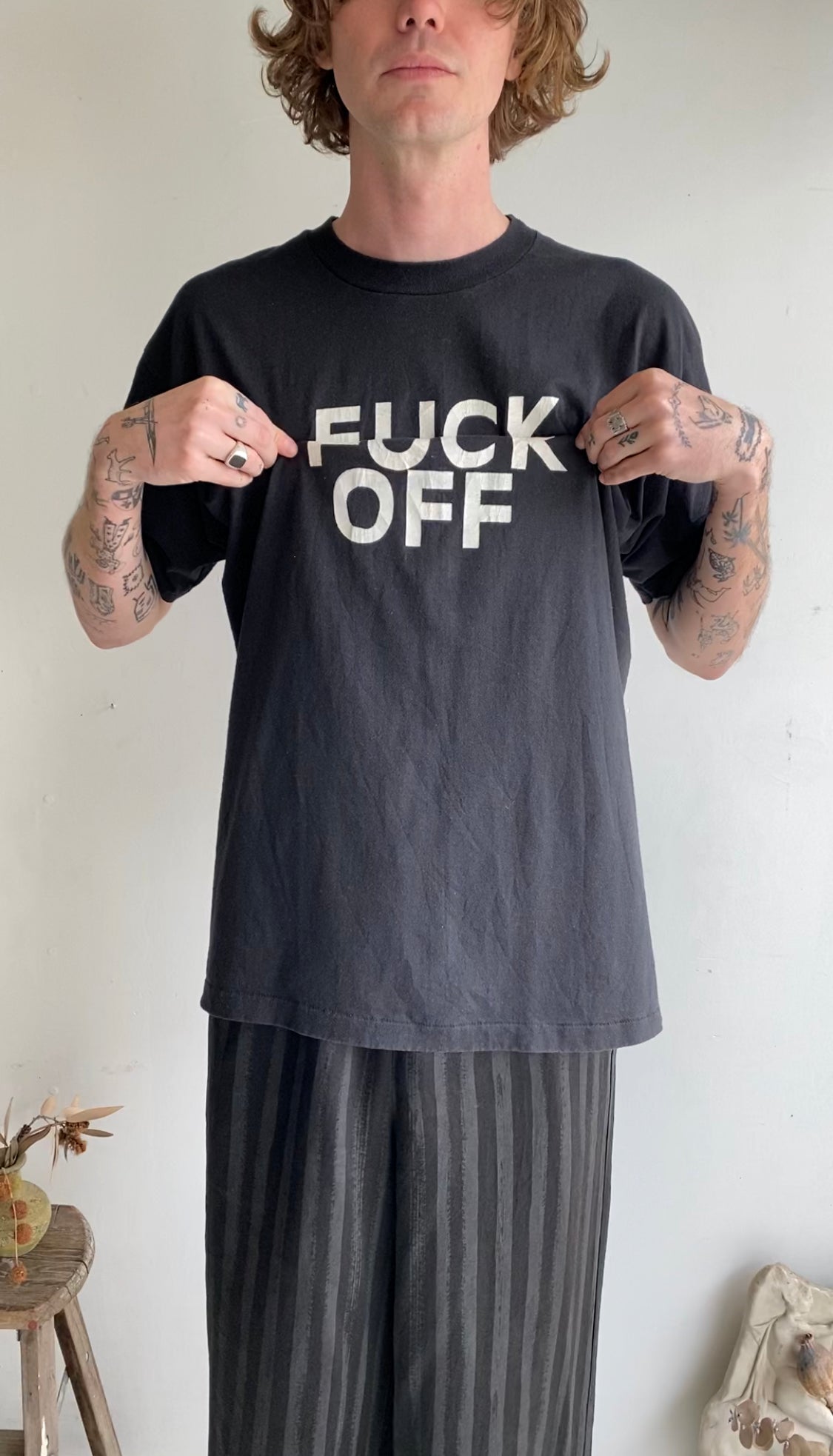 1980s Fuck Off T-Shirt (XL/XXL)