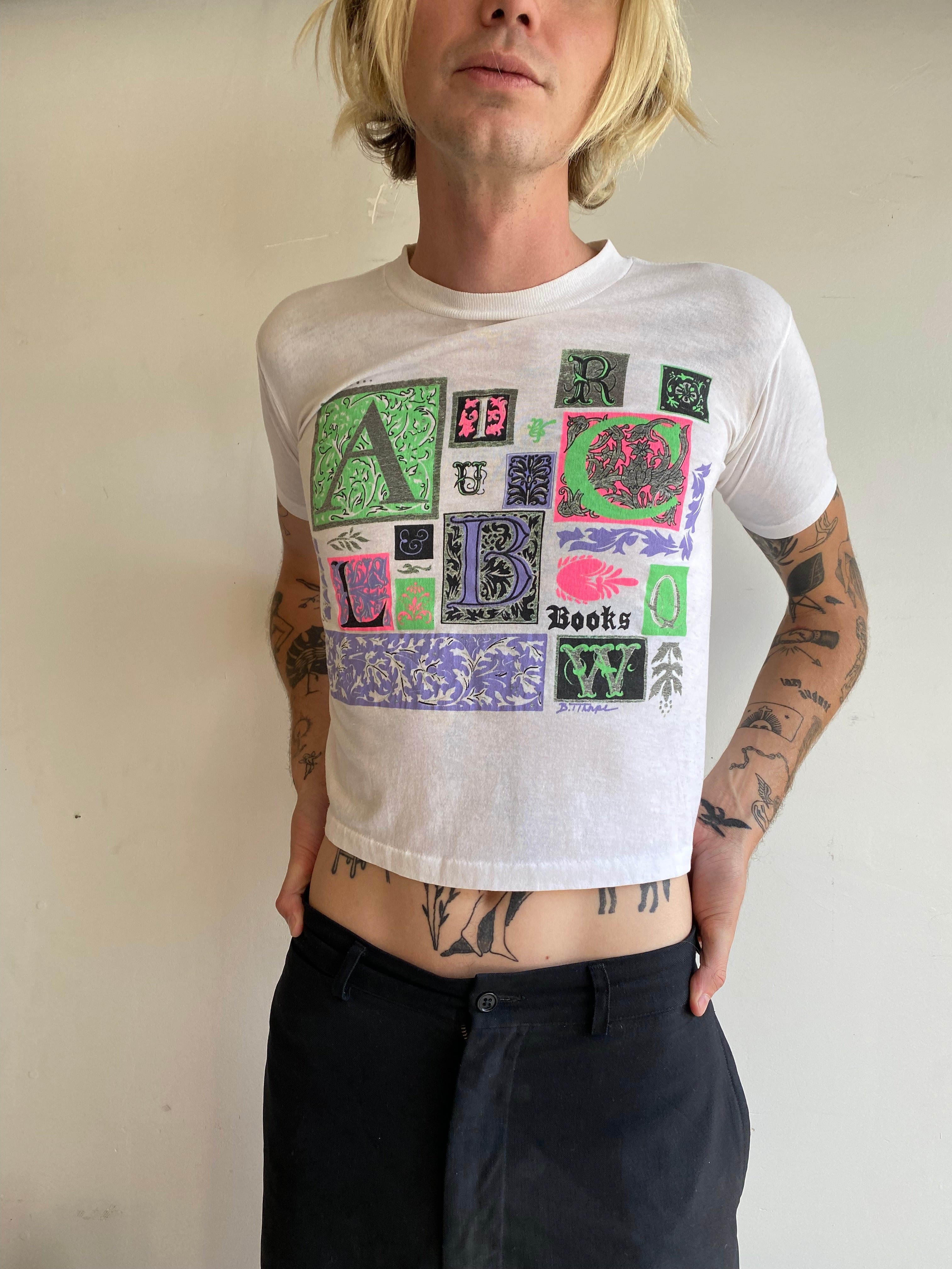 1980s Books Crop-Top (XS)