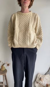 1980s L.L. Bean Heavy Knit (Boxy M / Cropped L)