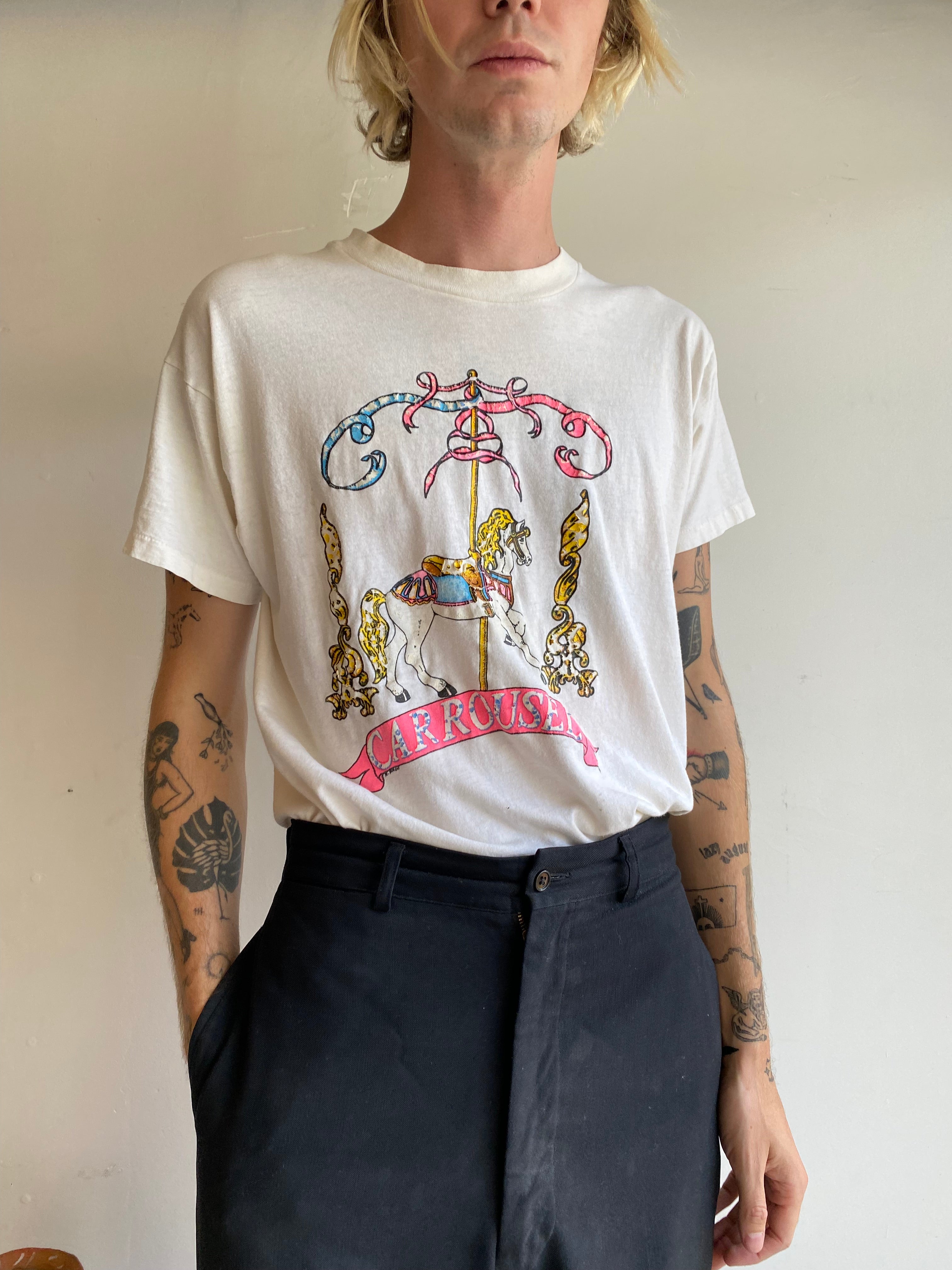 1990s Thrashed Carousel Tee (M/L)