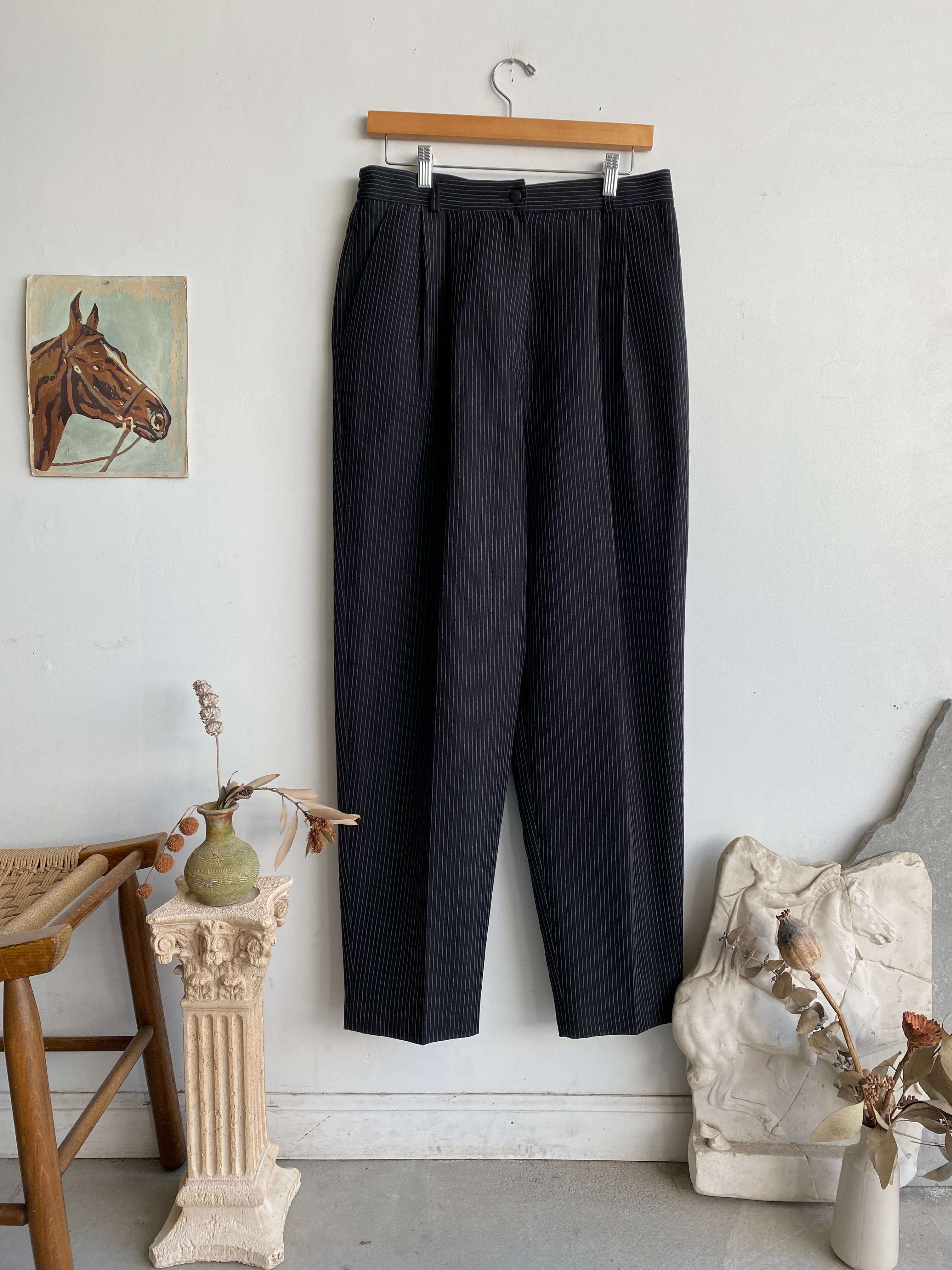 1980s Baggy Pinstripe Trouser (31 x 30)