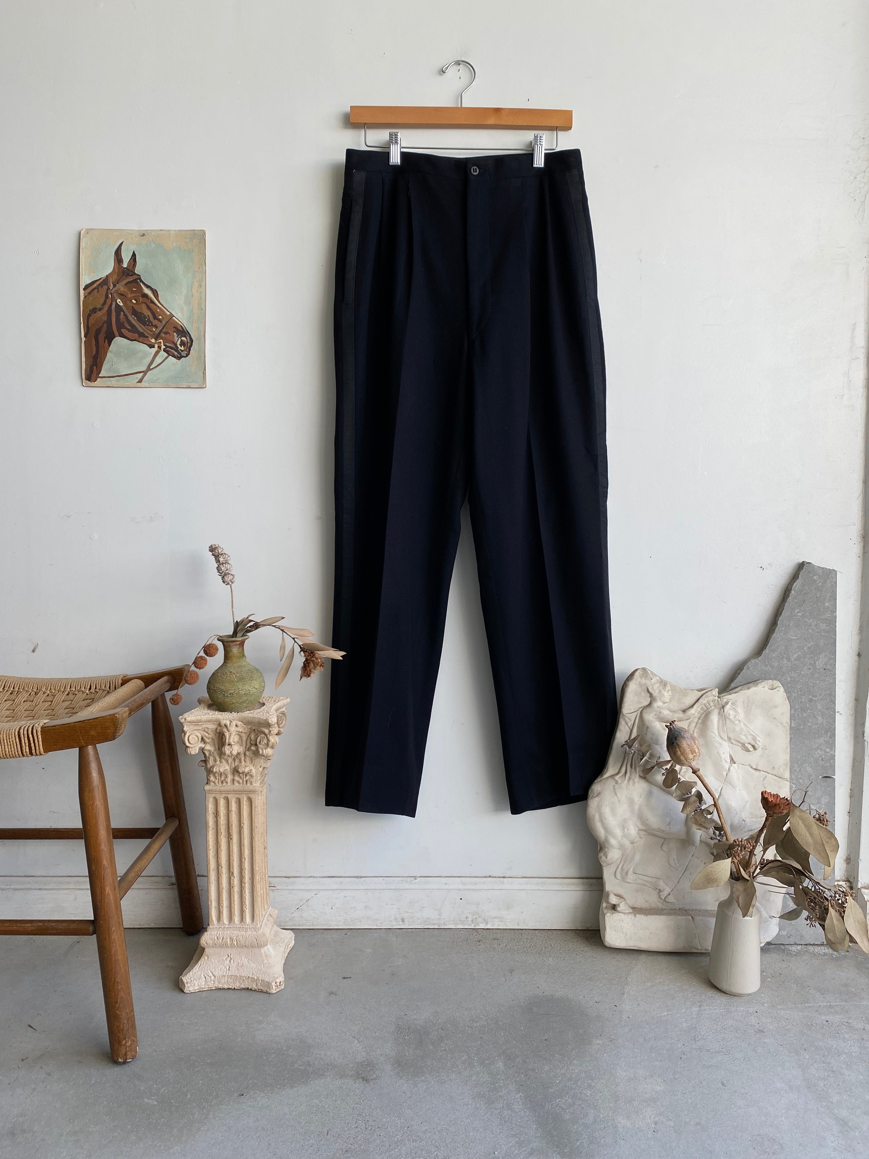 1960s Tuxedo Trousers (30 x 30)