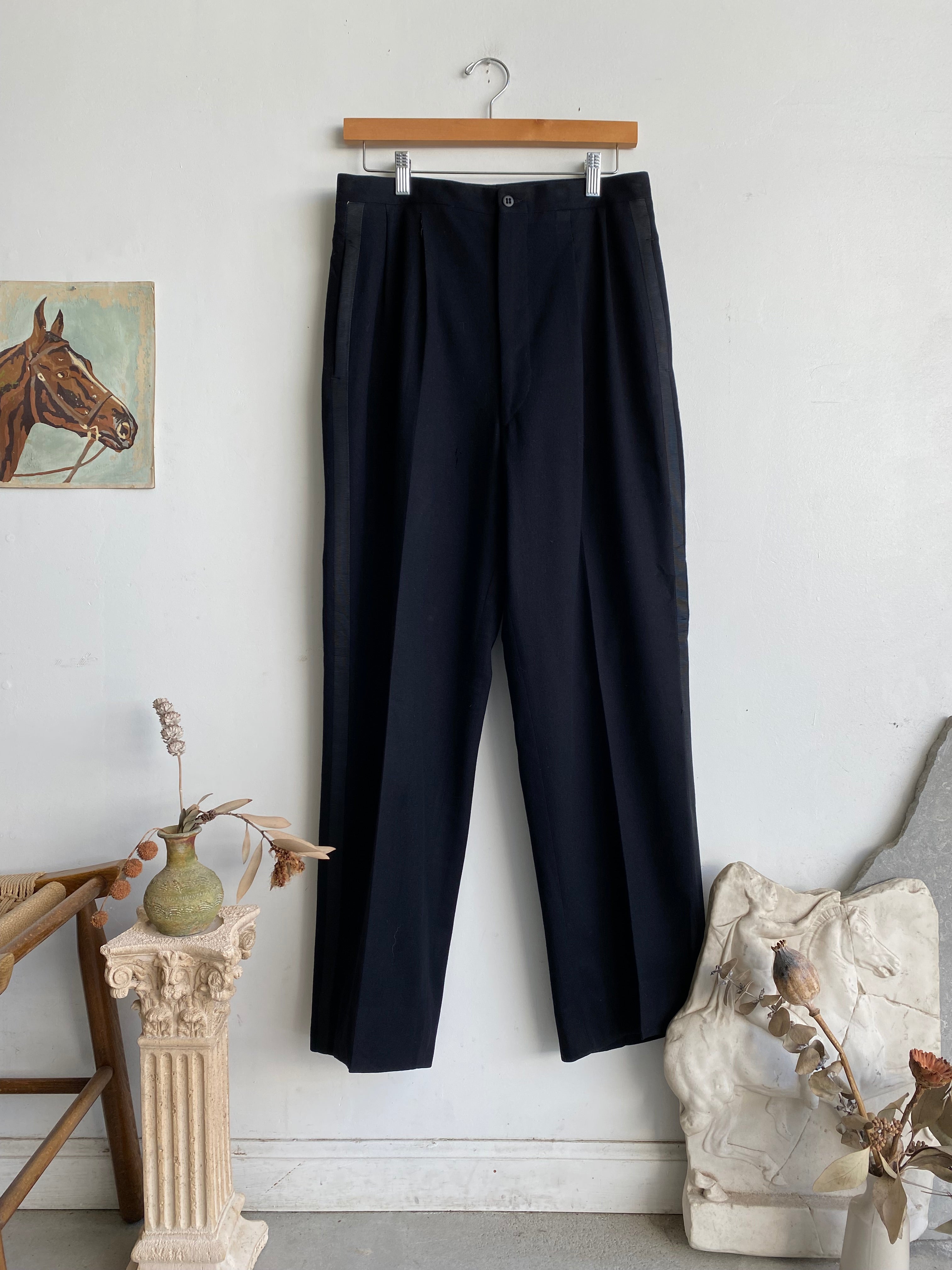 1960s Tuxedo Trousers (30 x 30)