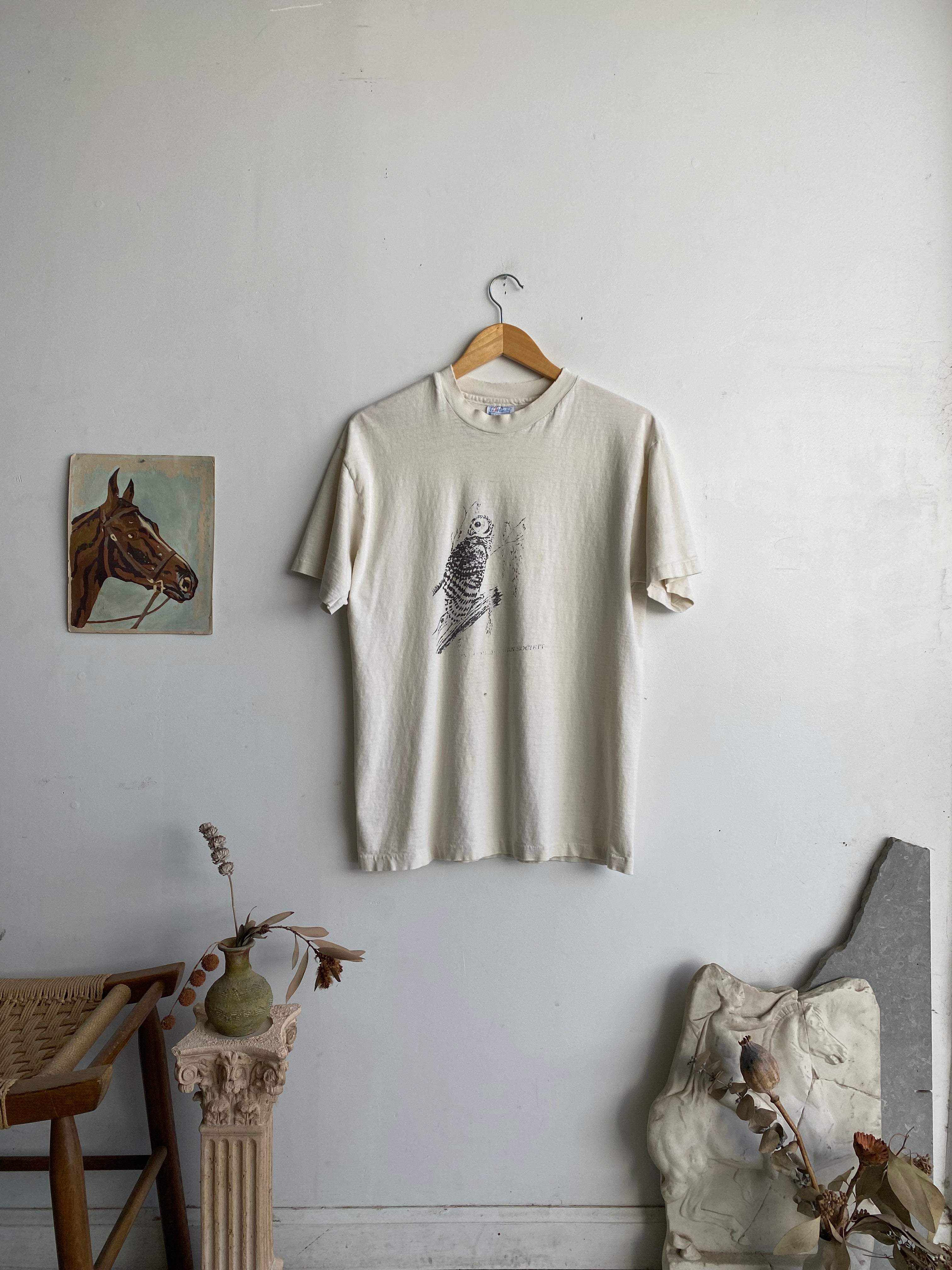 1990s Well-Worn Owl T-Shirt (M)