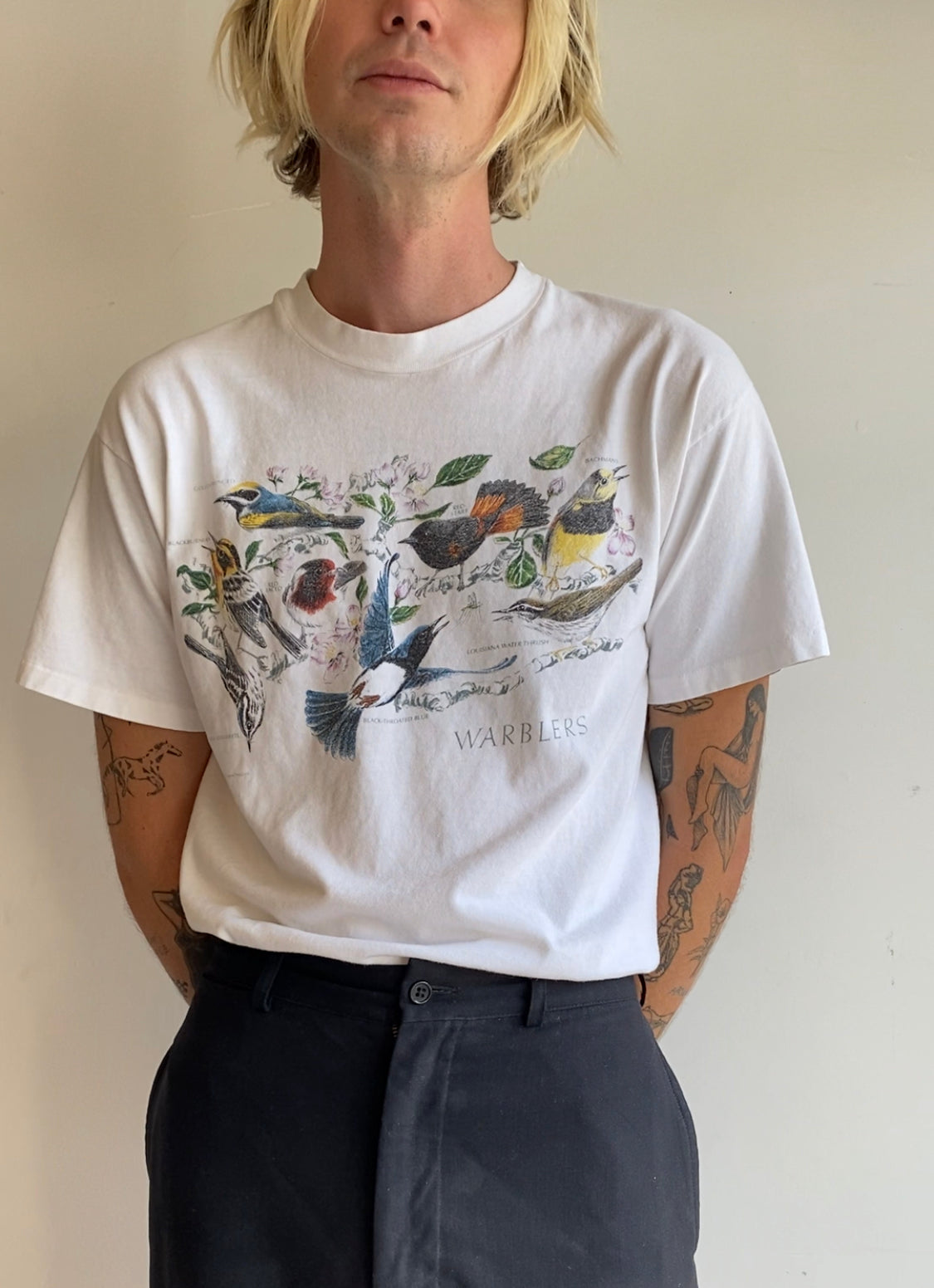 1991 Warbler Birds T-Shirt (M/L)