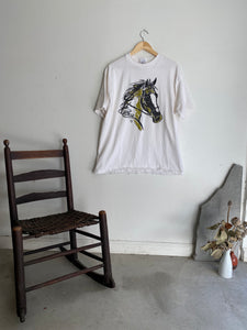 1990s Hand-Drawn Horse T-Shirt (XL)