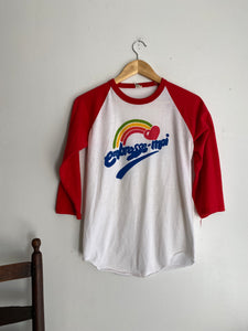 1980s "Embrasse-Moi" Baseball Tee (S/M)