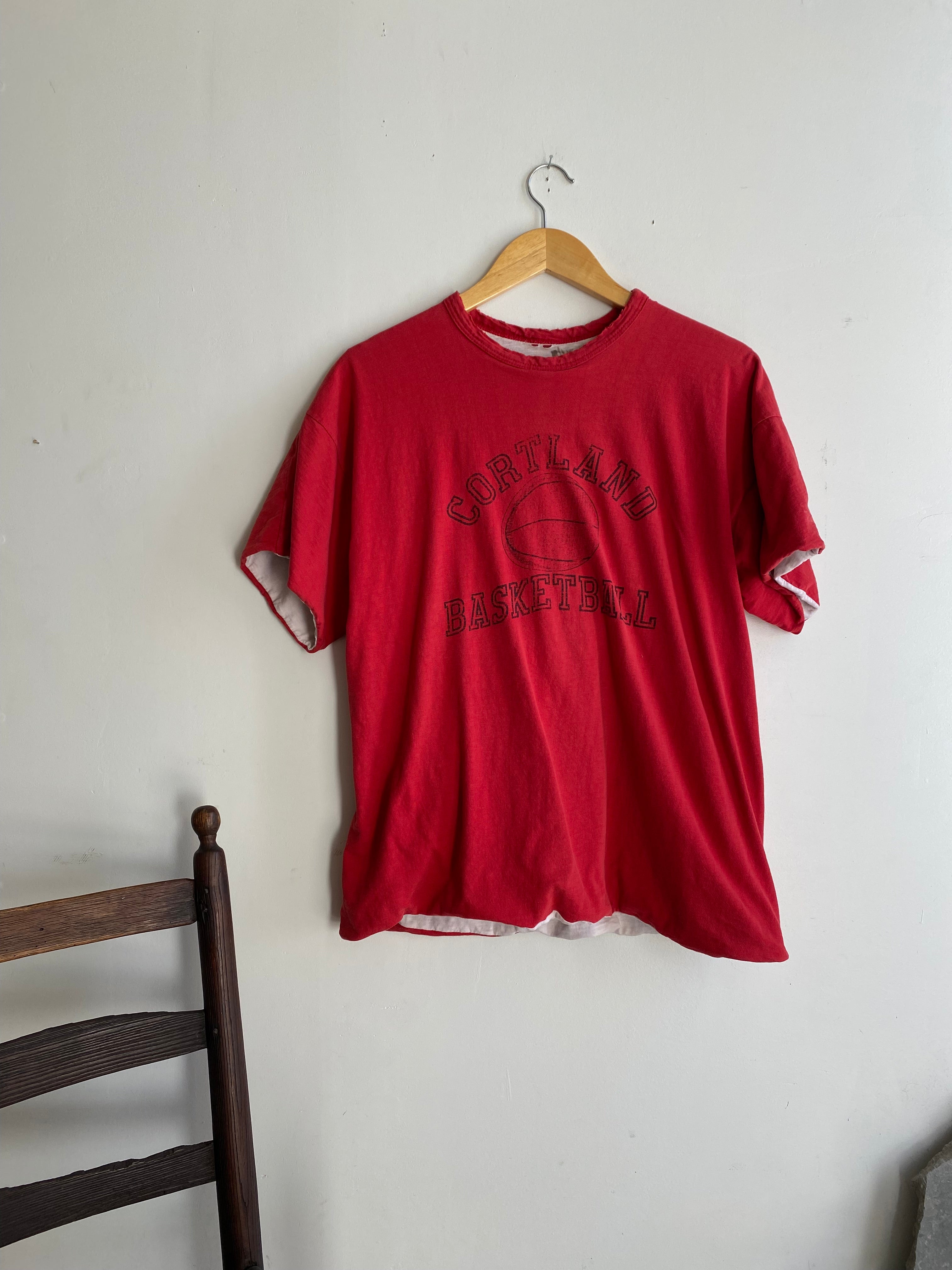 1970s Faded Cortland Basketball Double Layer (M/L)