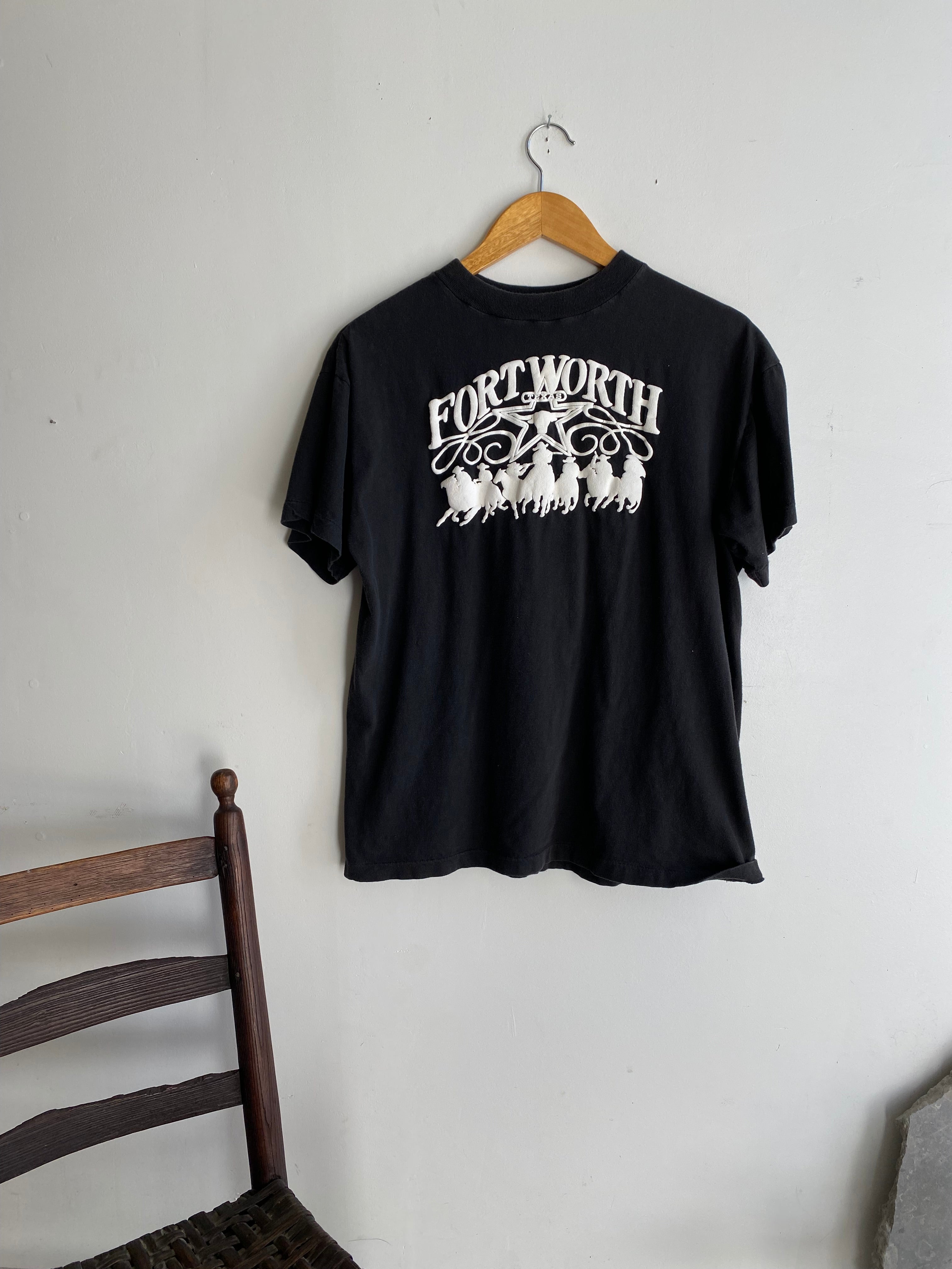 1980s Fort Worth Bubble Print T-Shirt (M/L)