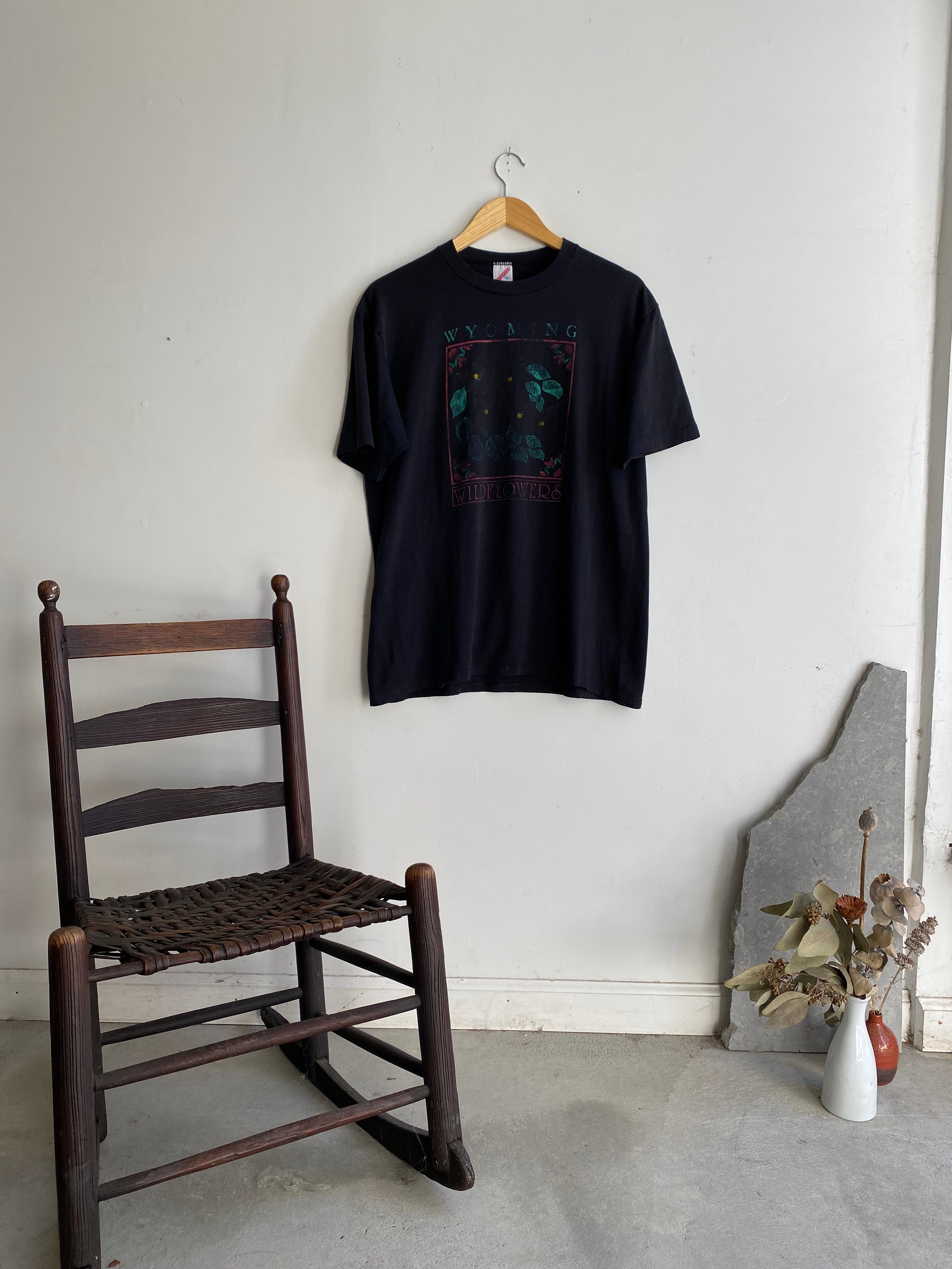 1980s Faded Wyoming Wildflowers Tee (L/XL)