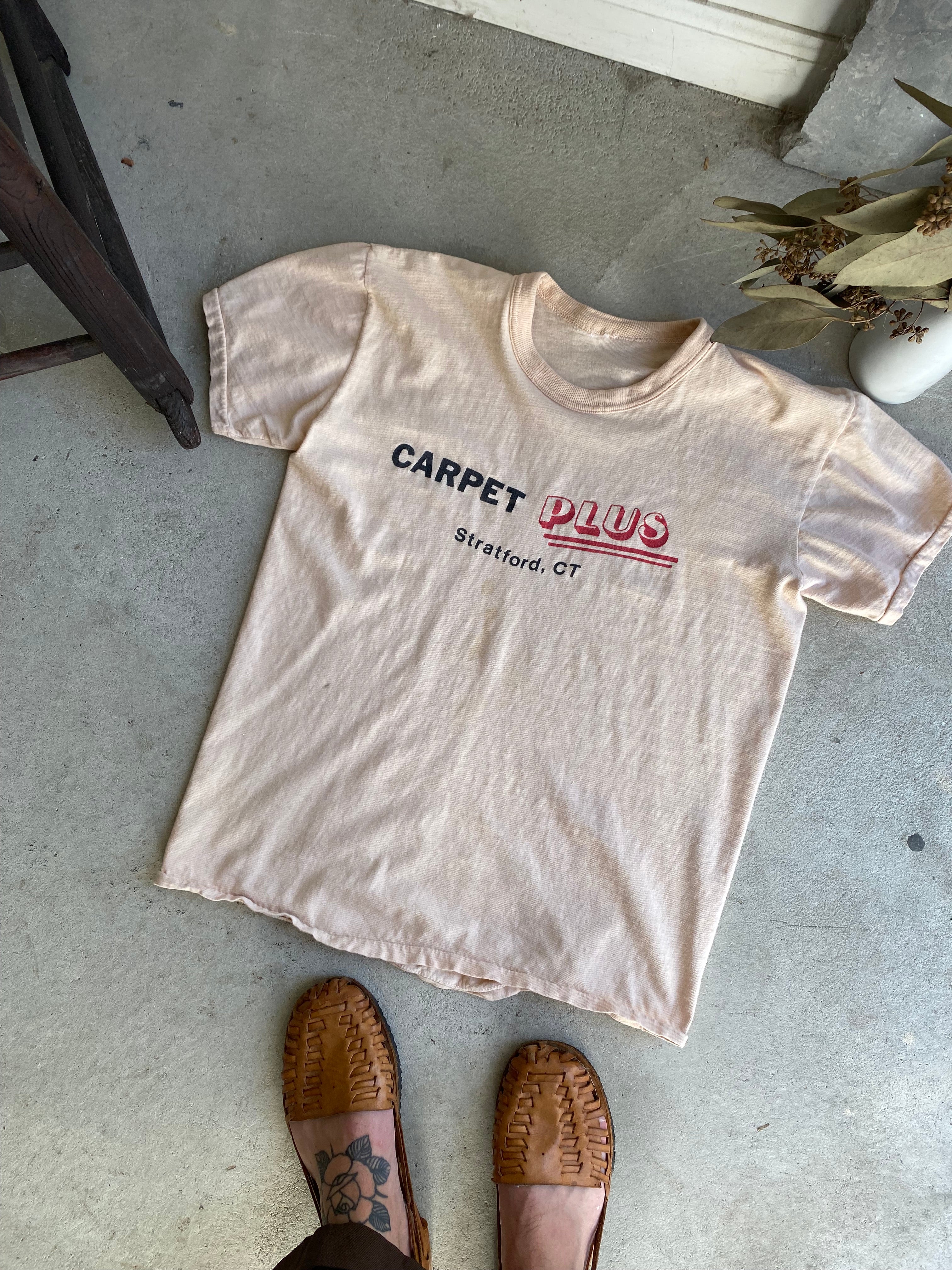 1980s Stained Carpet Plus T-Shirt (M)